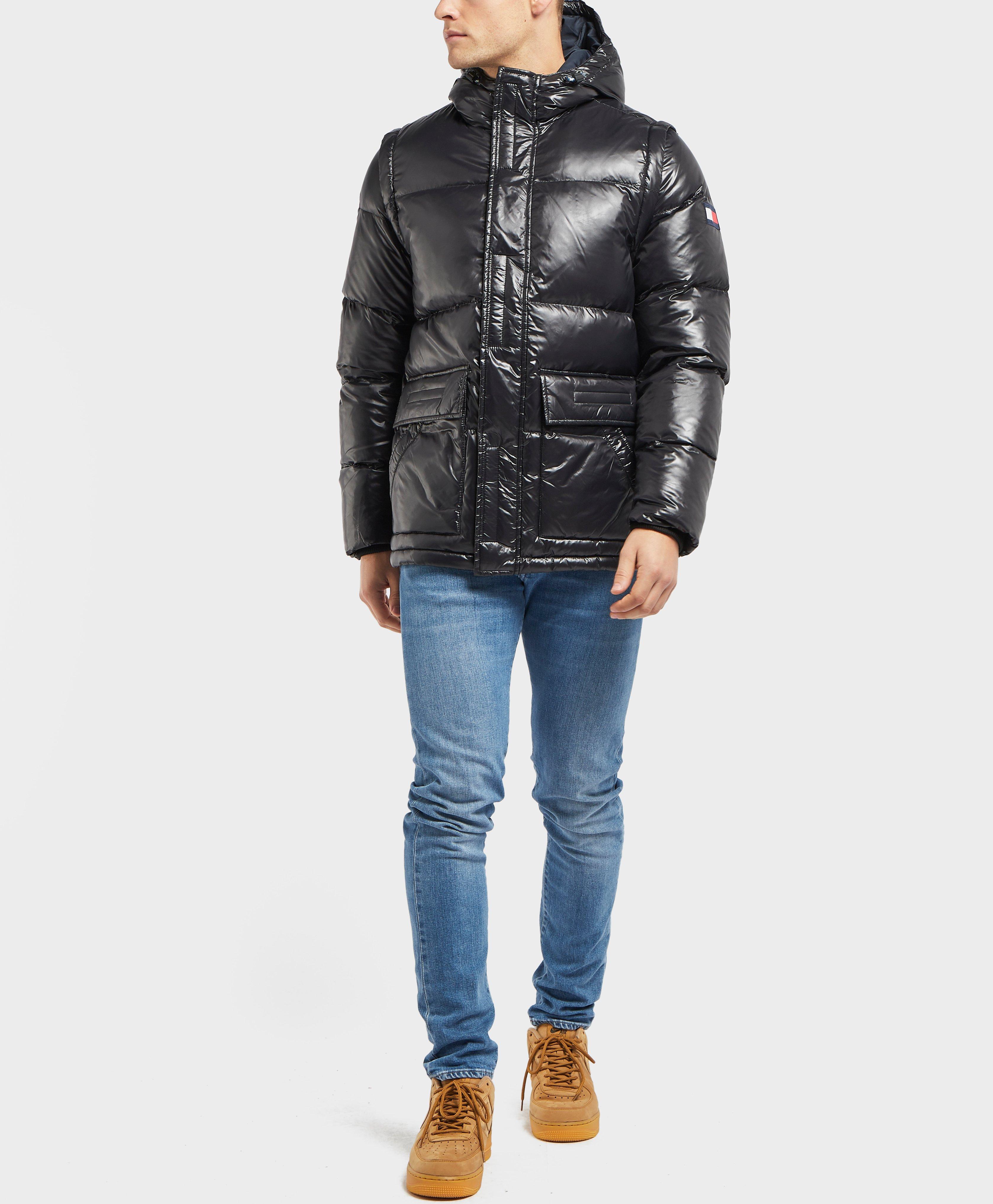 tommy hilfiger shiny jacket