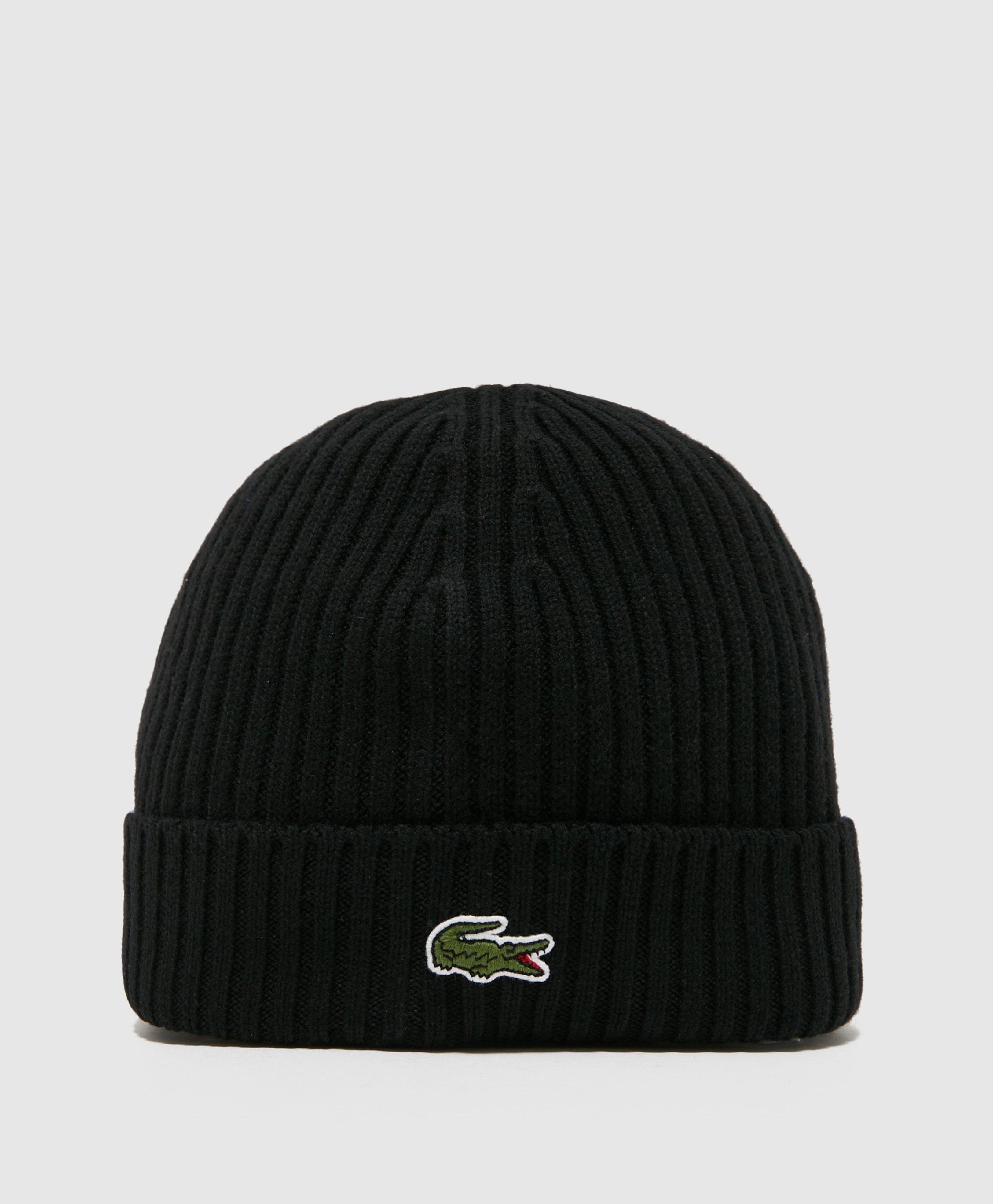lacoste knitted logo beanie Cheaper 