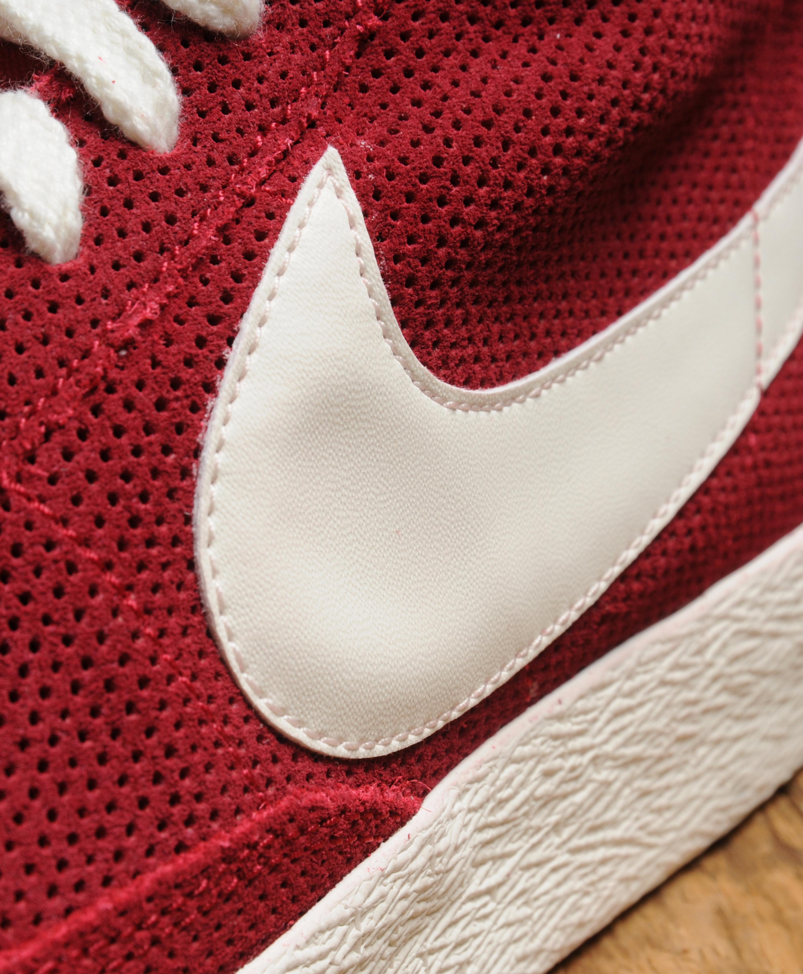 nike blazer mid perforated suede