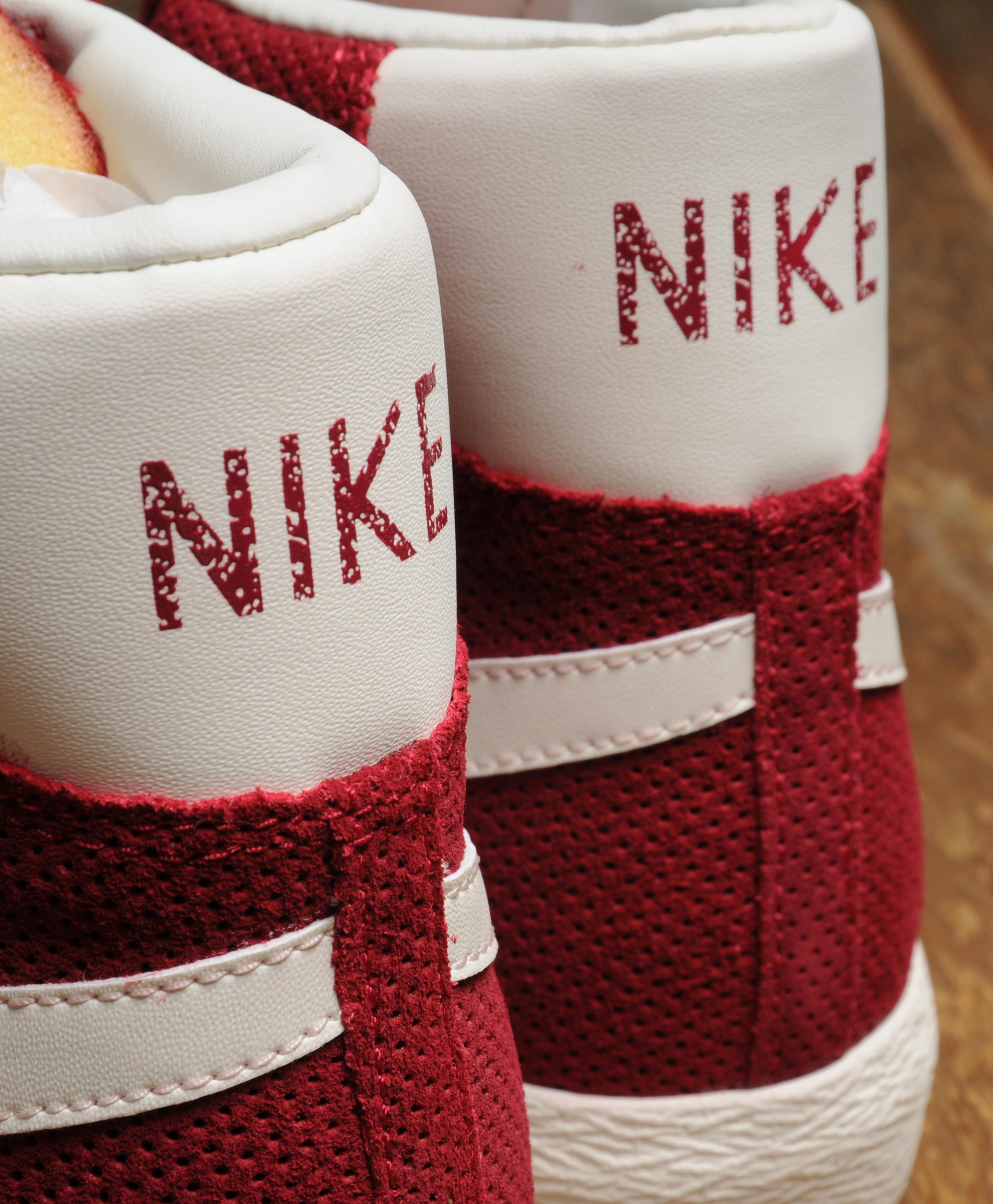 nike blazer mid perforated suede