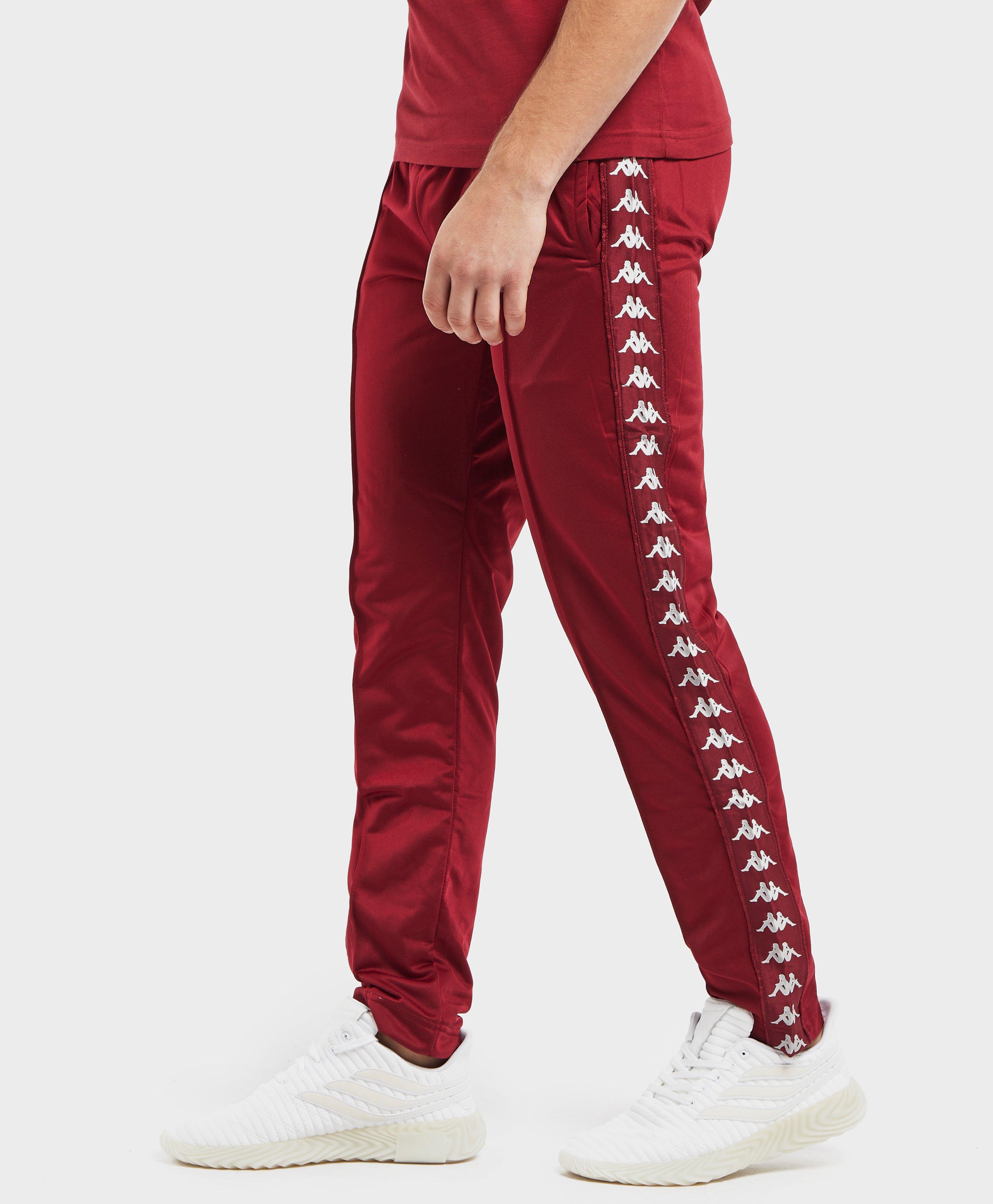 maroon kappa pants