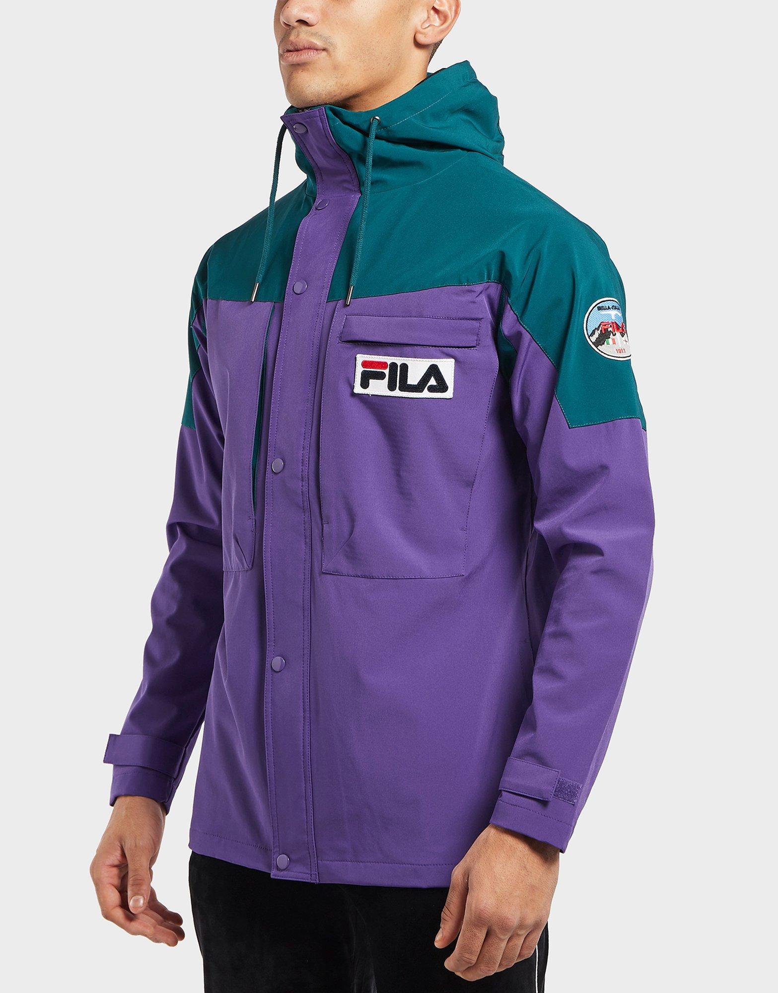 fila jacket purple