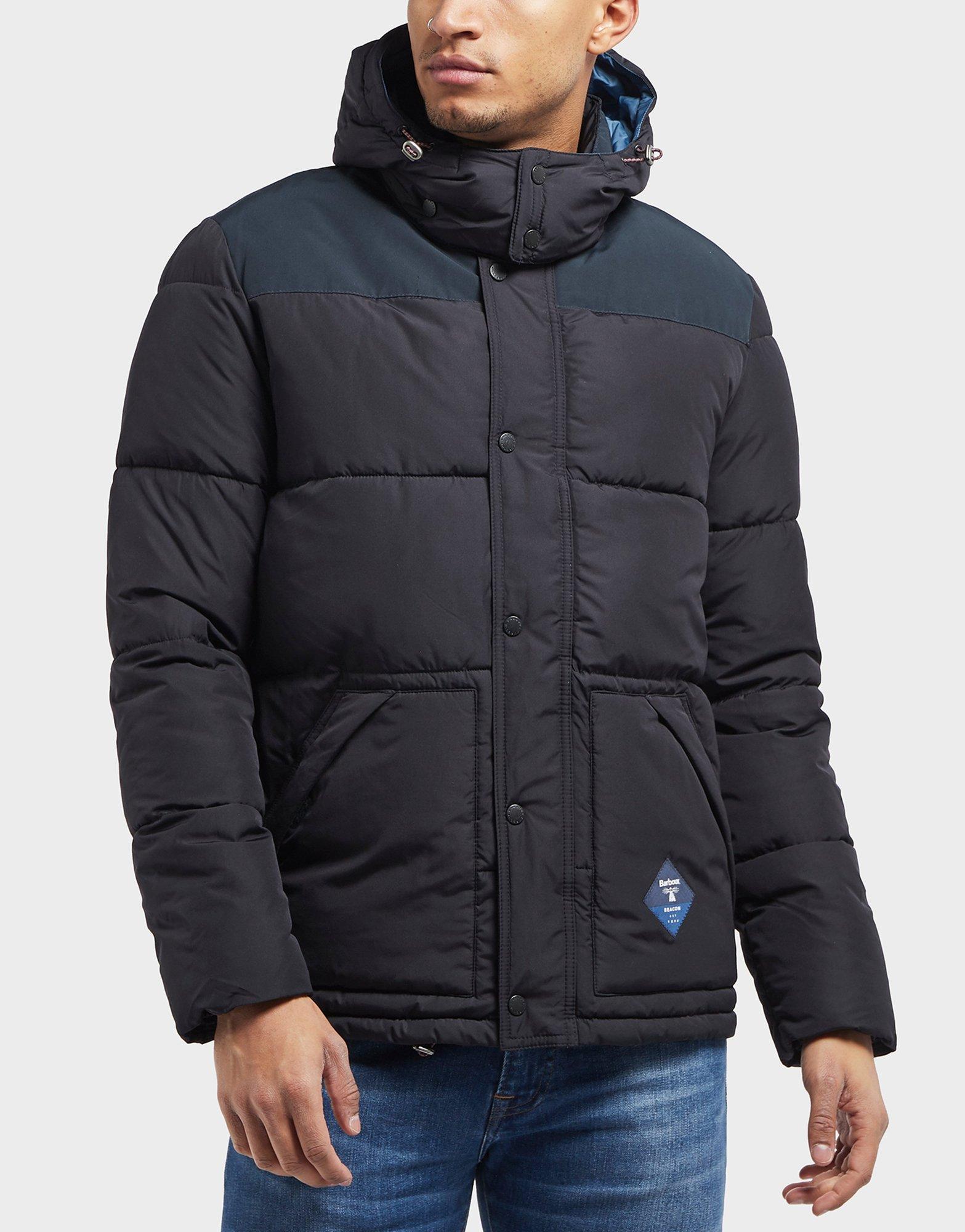 barbour beacon mill down padded jacket