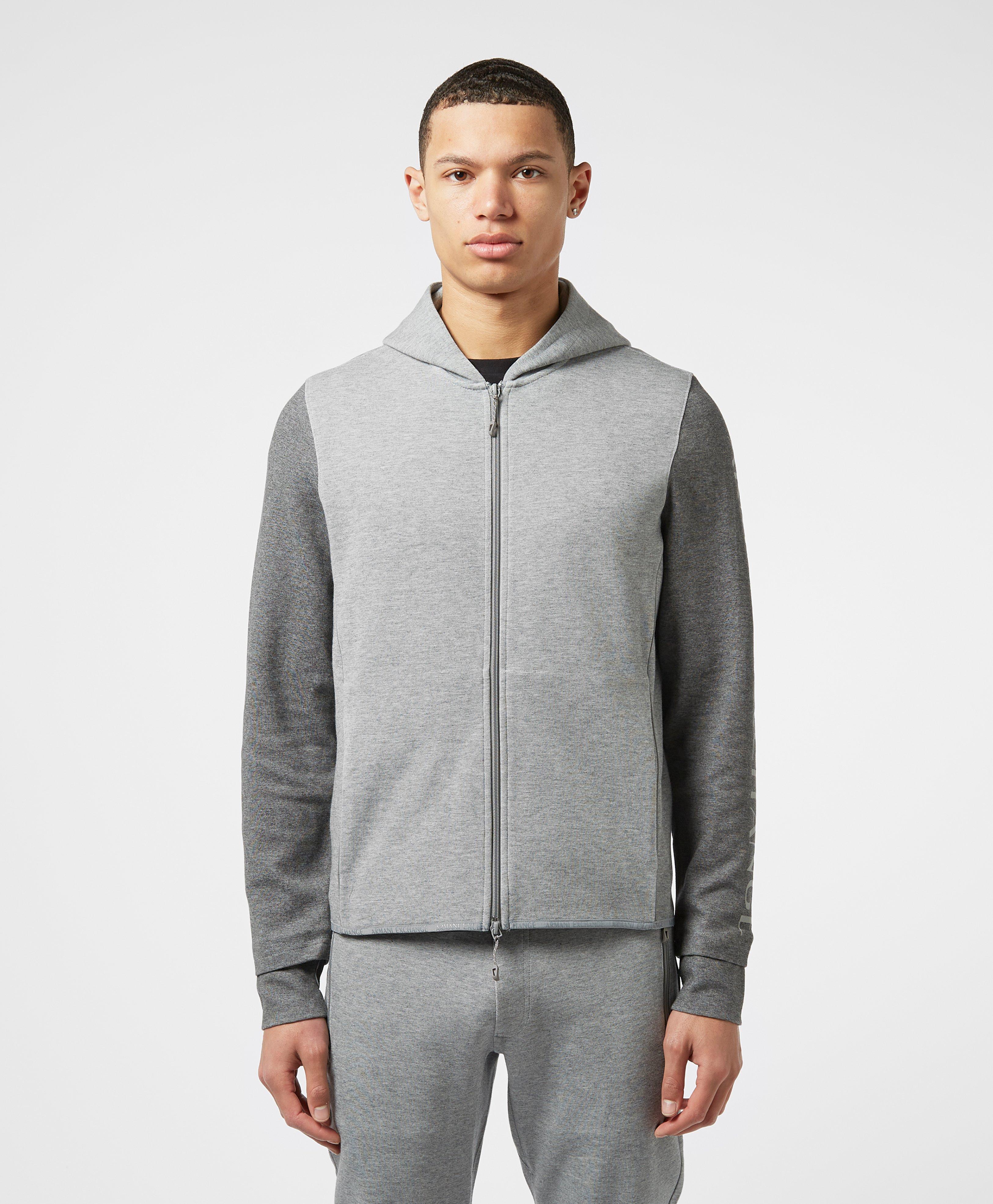 armani exchange reflective hoodie