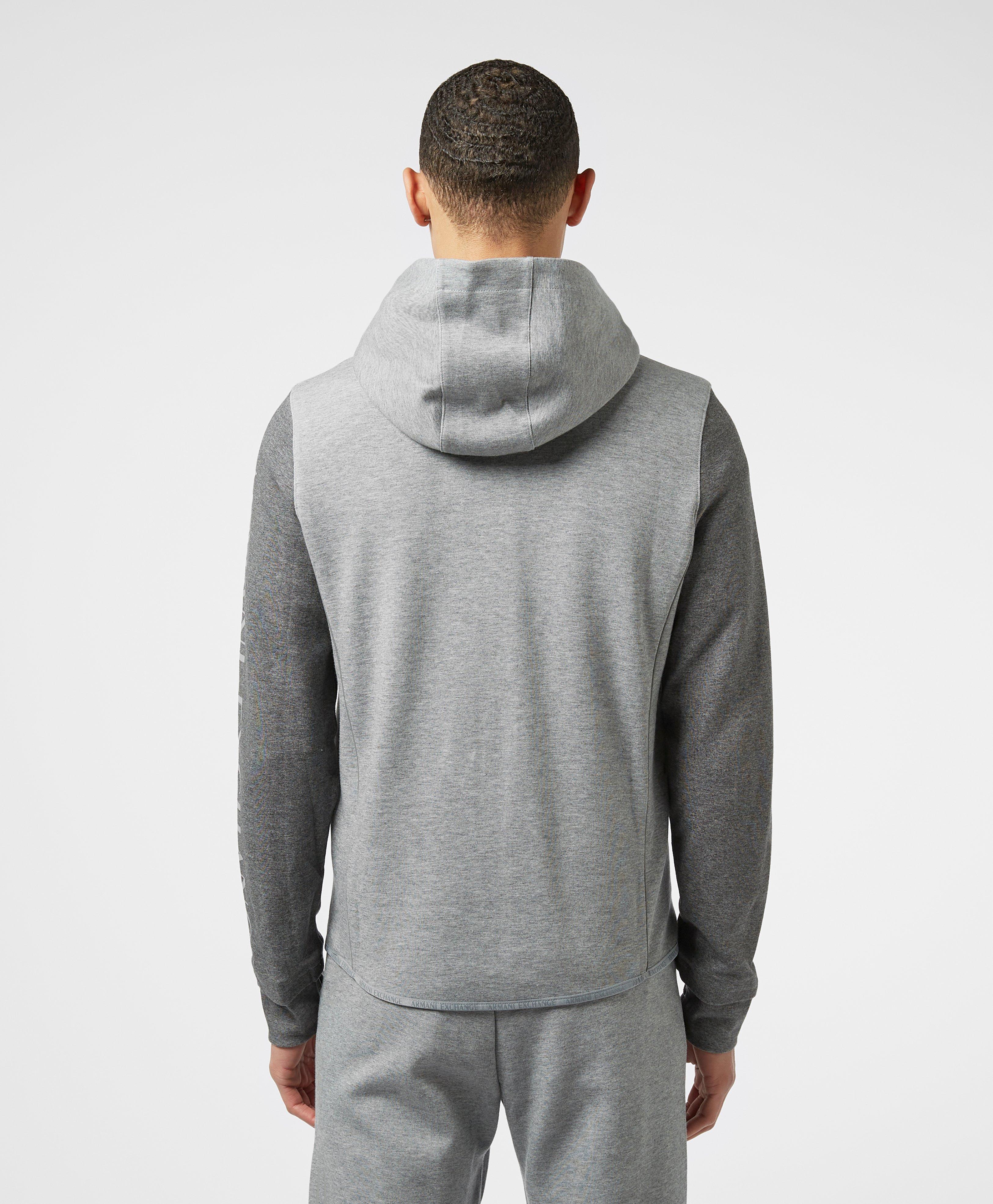 armani exchange reflective hoodie