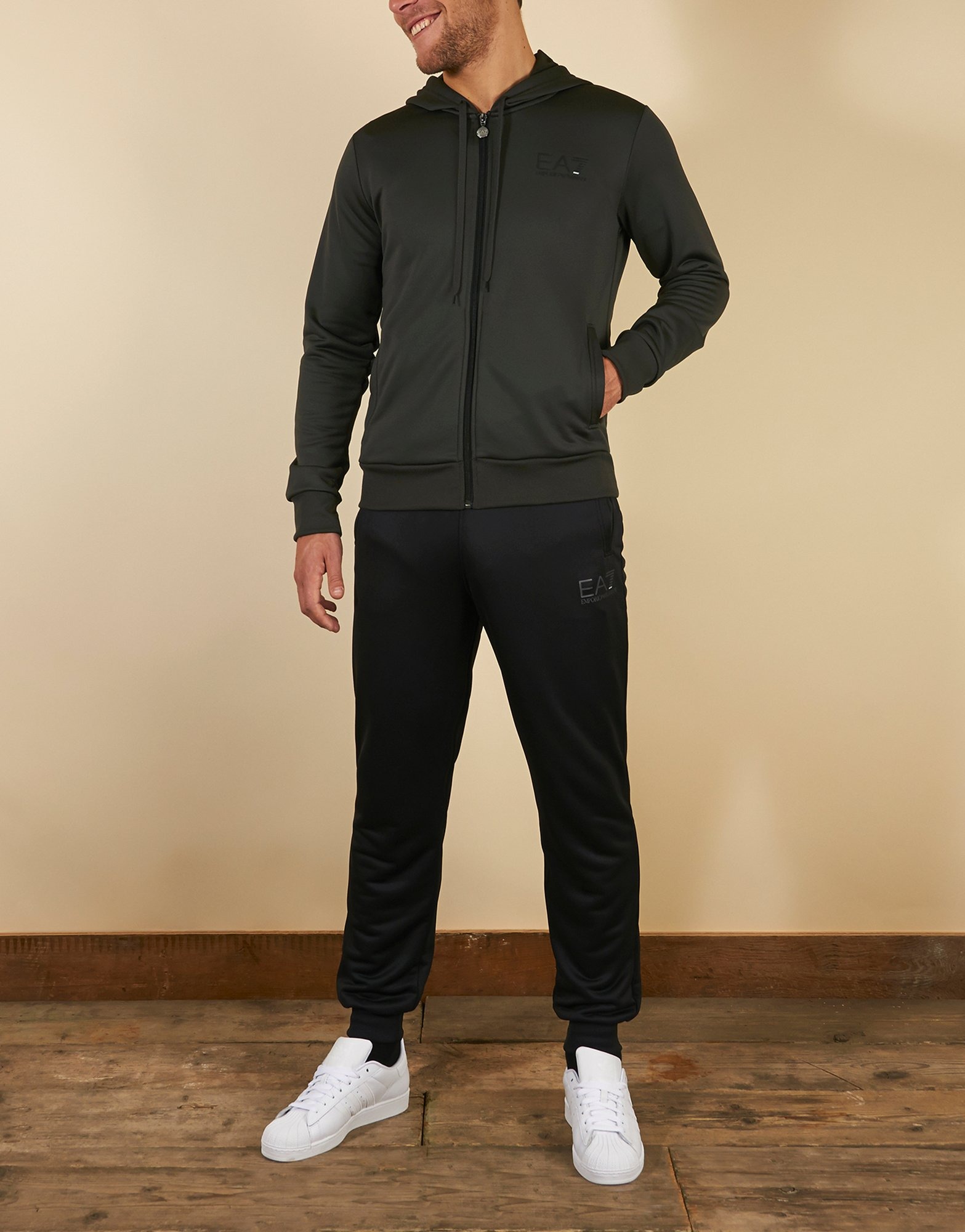 emporio armani ea7 poly hooded tracksuit