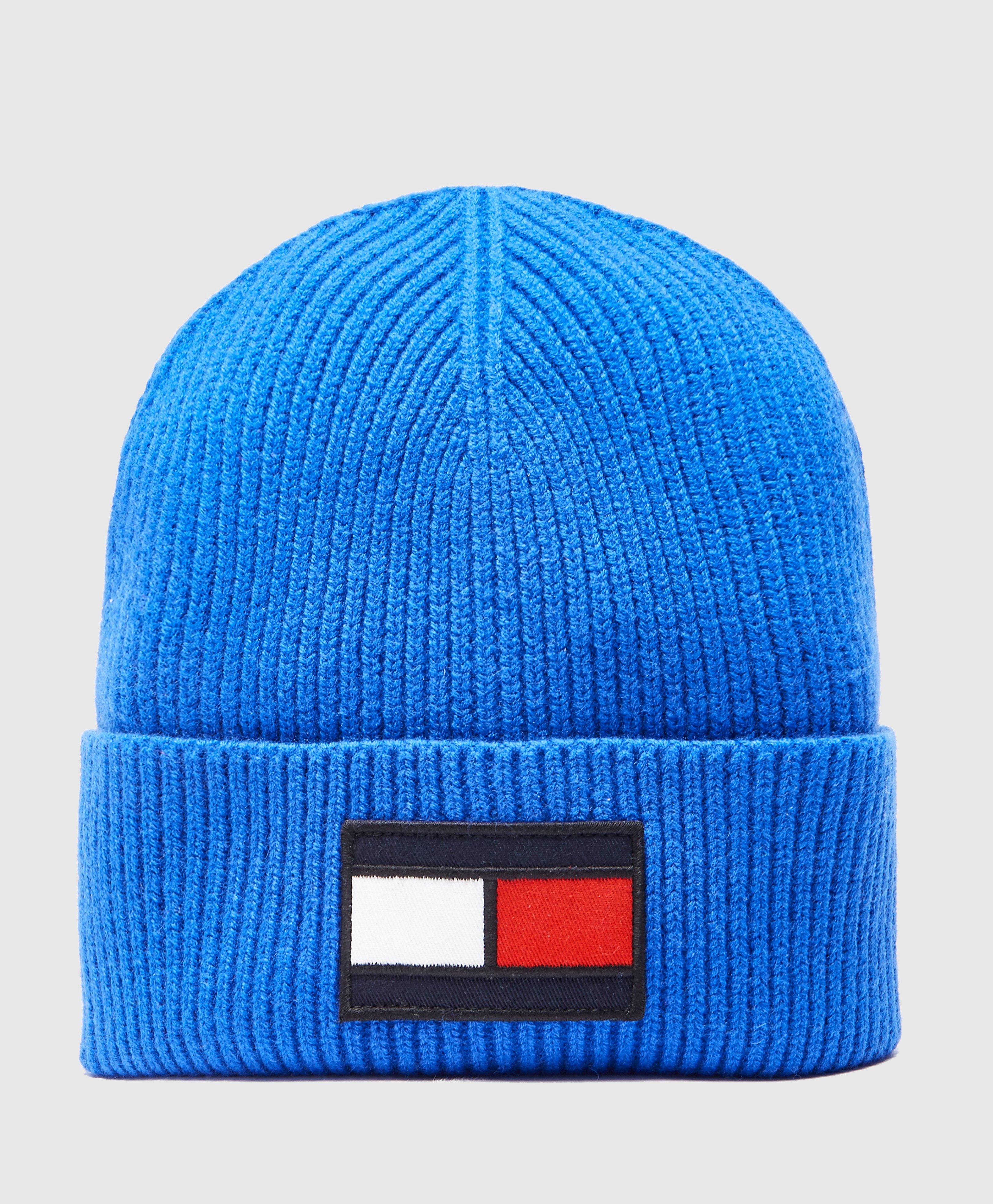 blue tommy hilfiger beanie