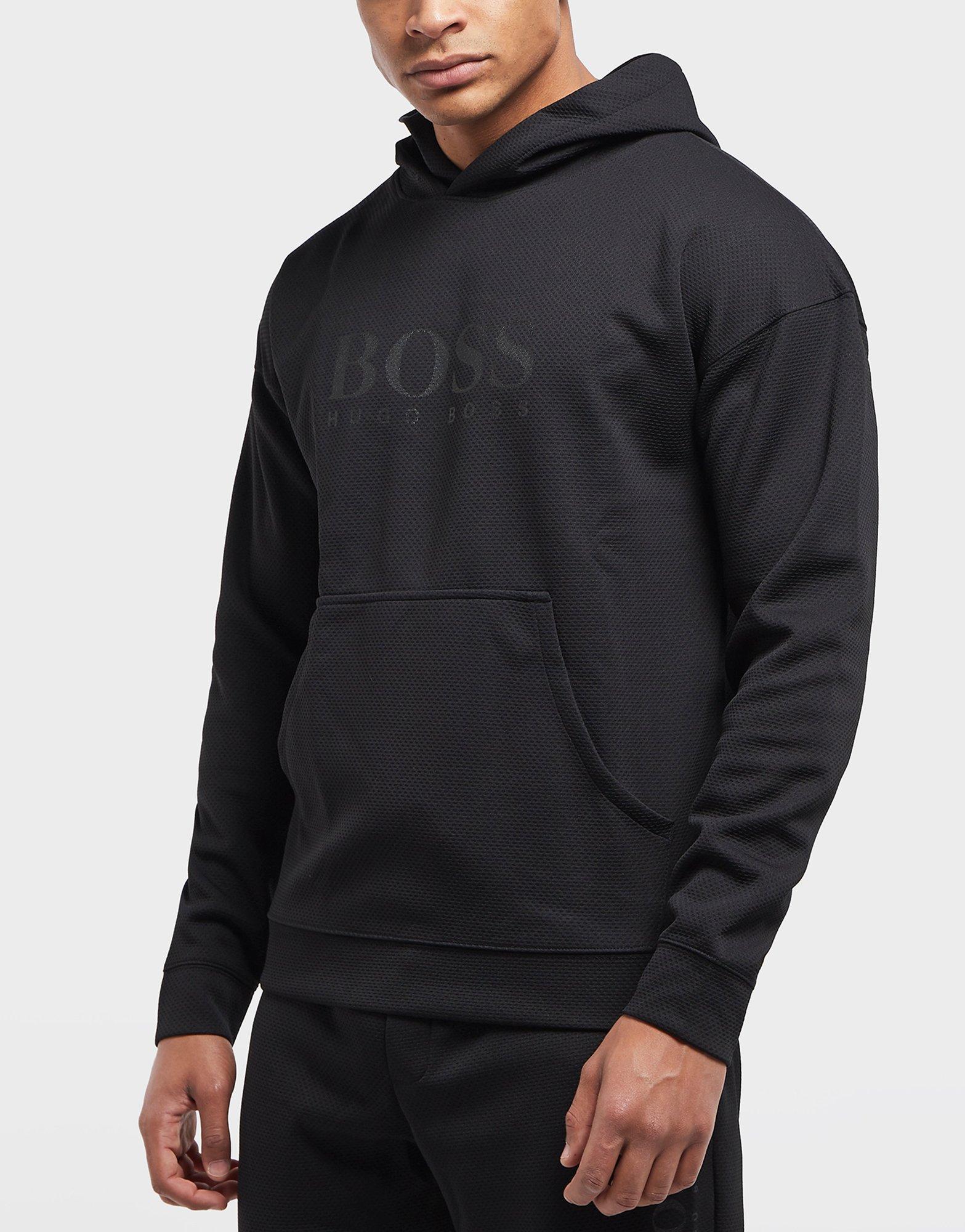 boss pique overhead hoodie