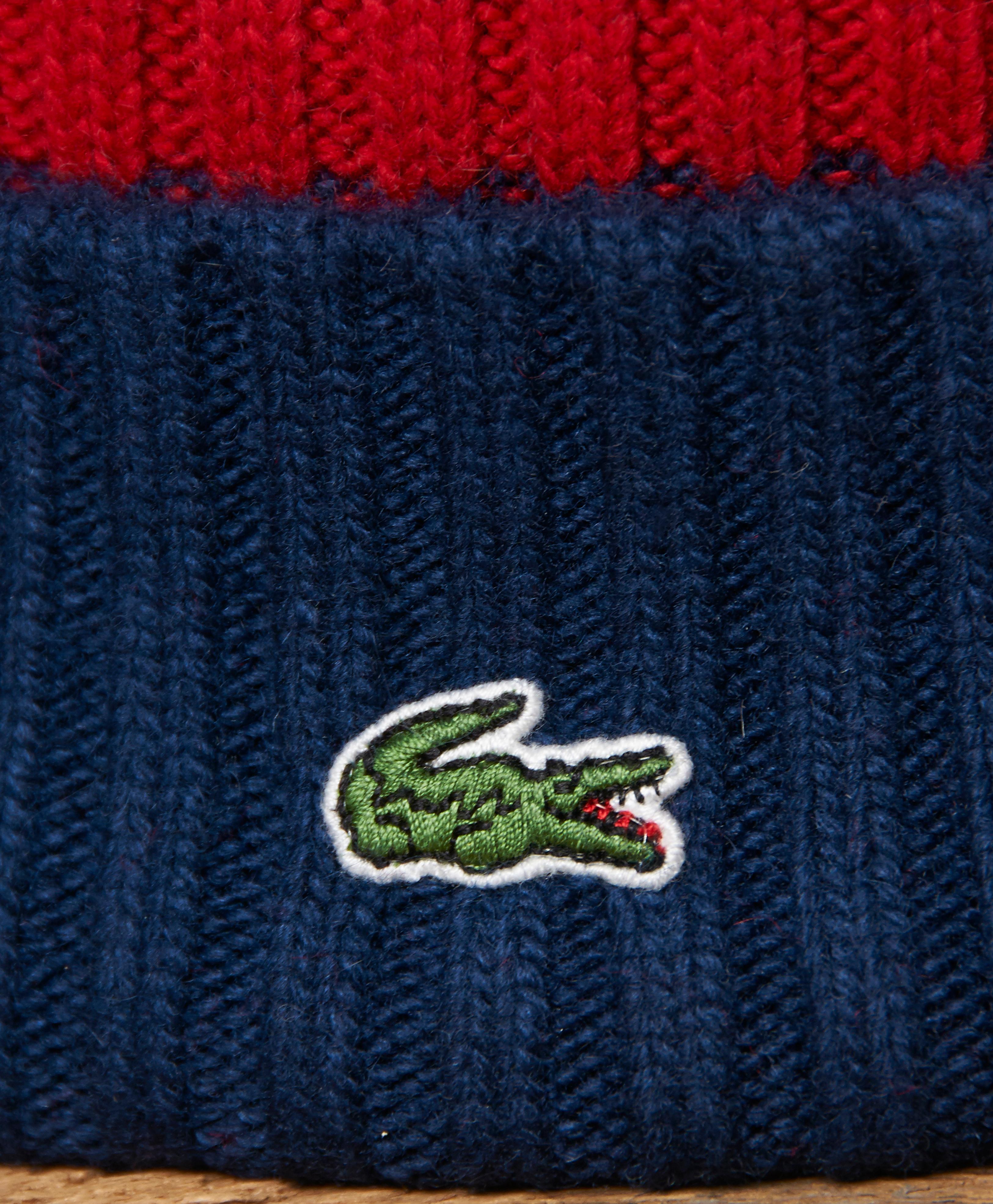 lacoste bobble hat