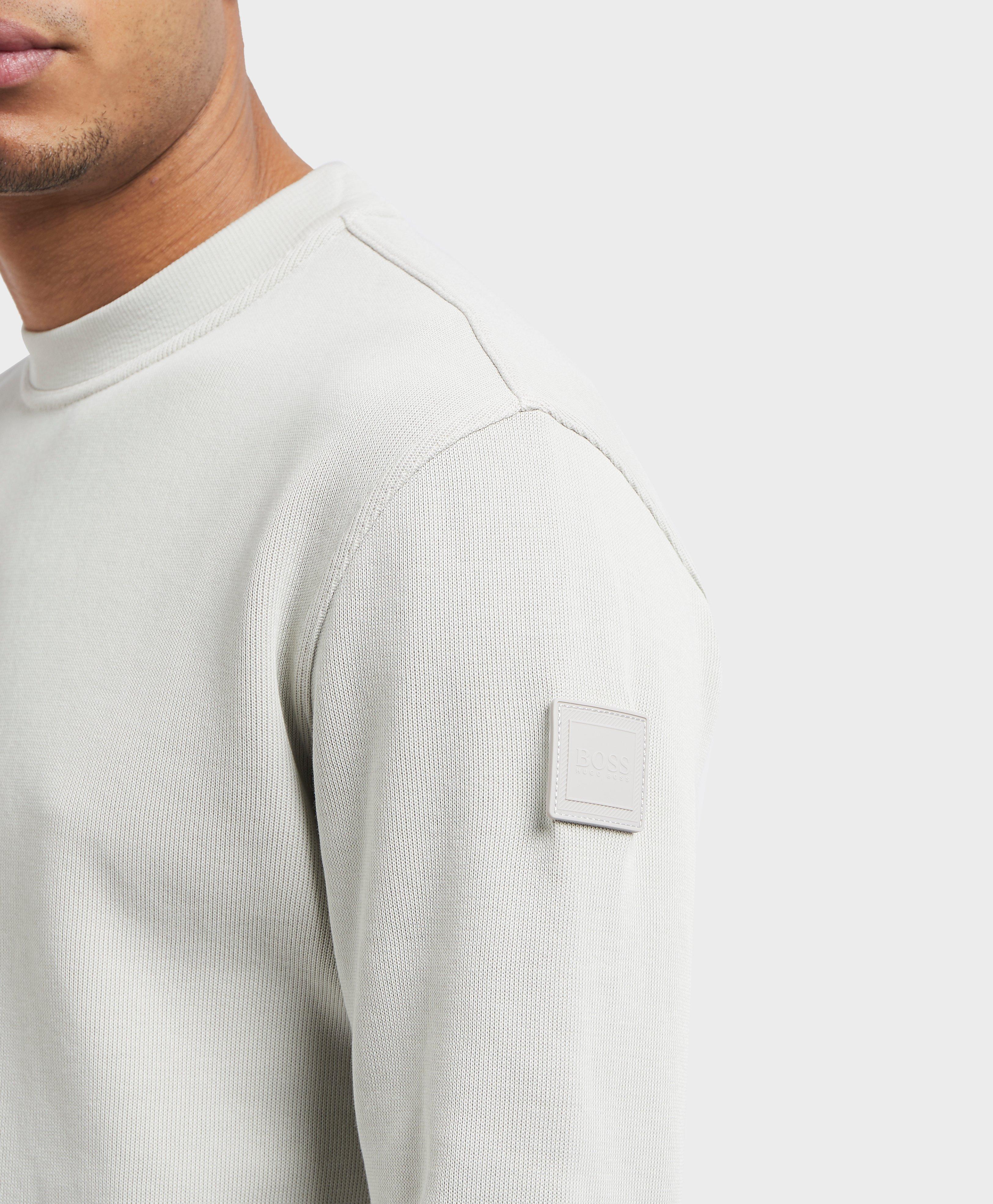 boss world ribbed sweatshirt