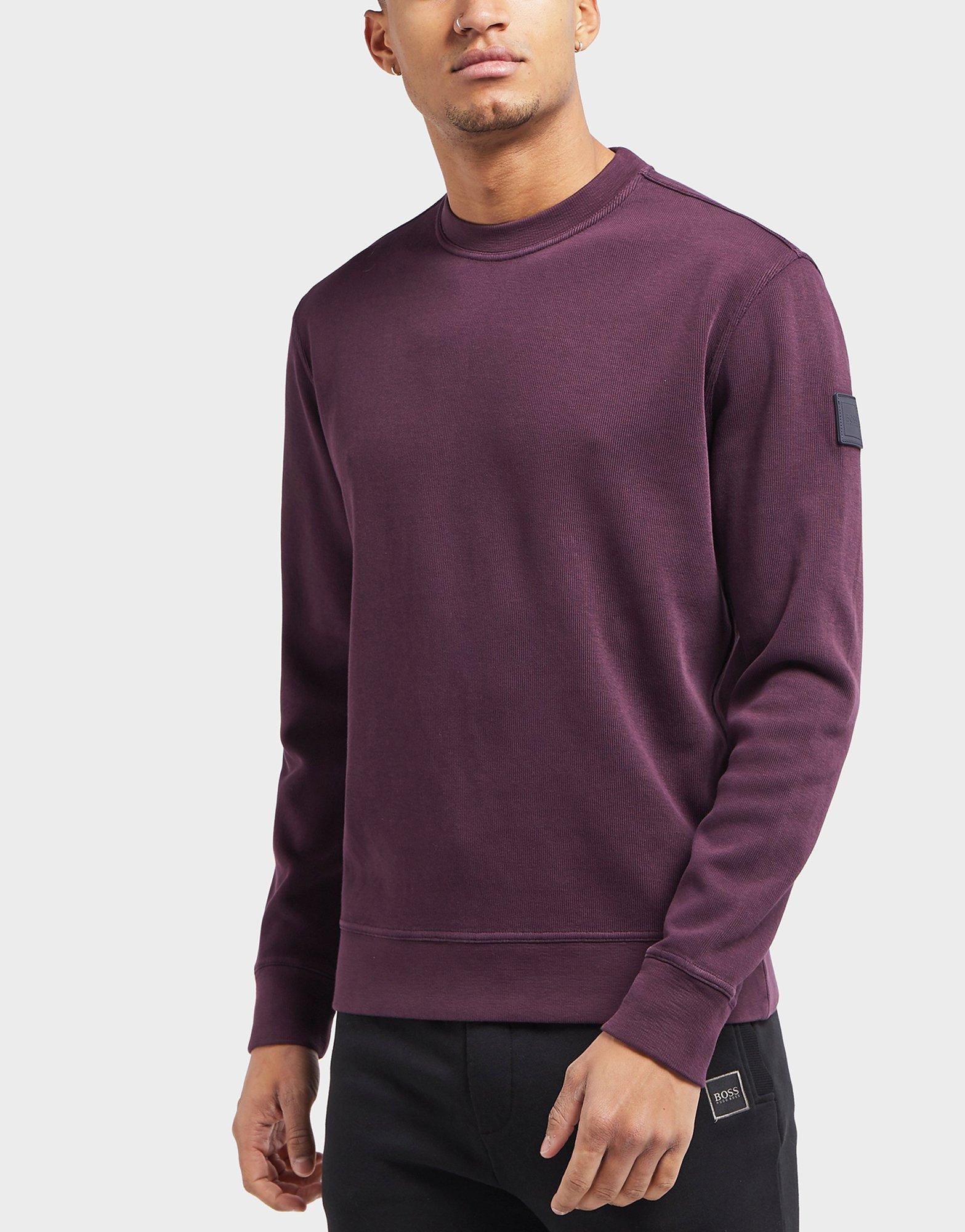 boss world ribbed sweatshirt