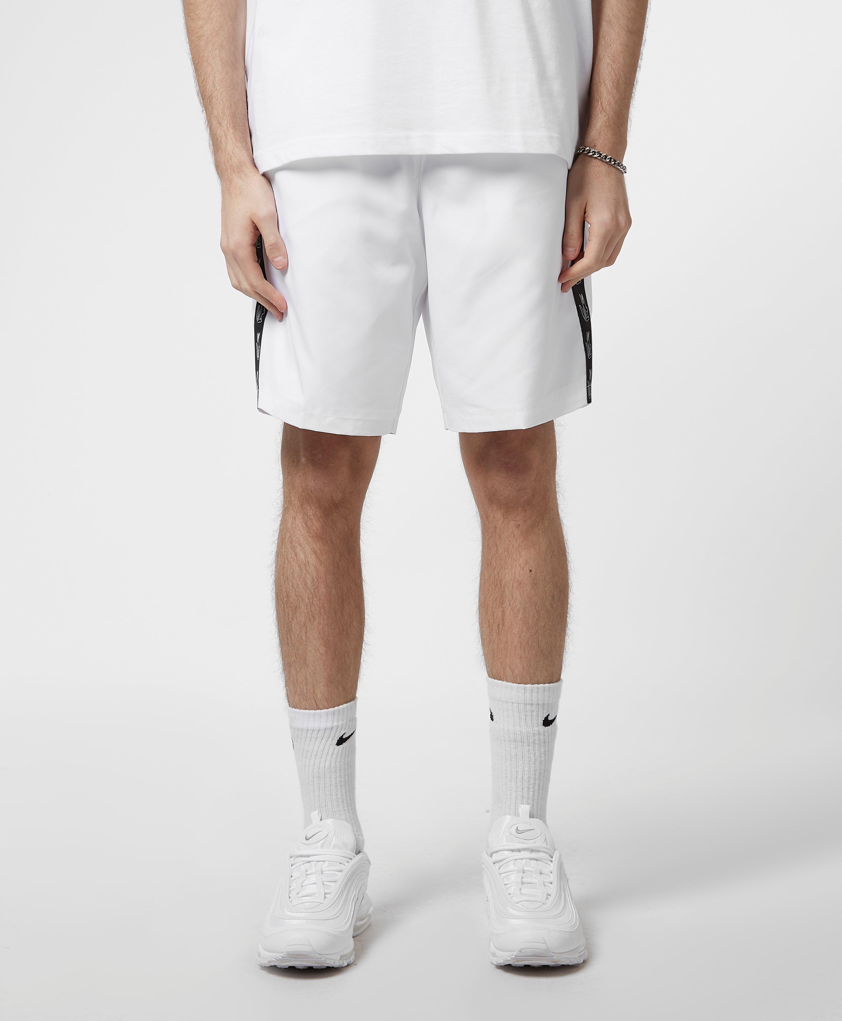 lacoste tape shorts