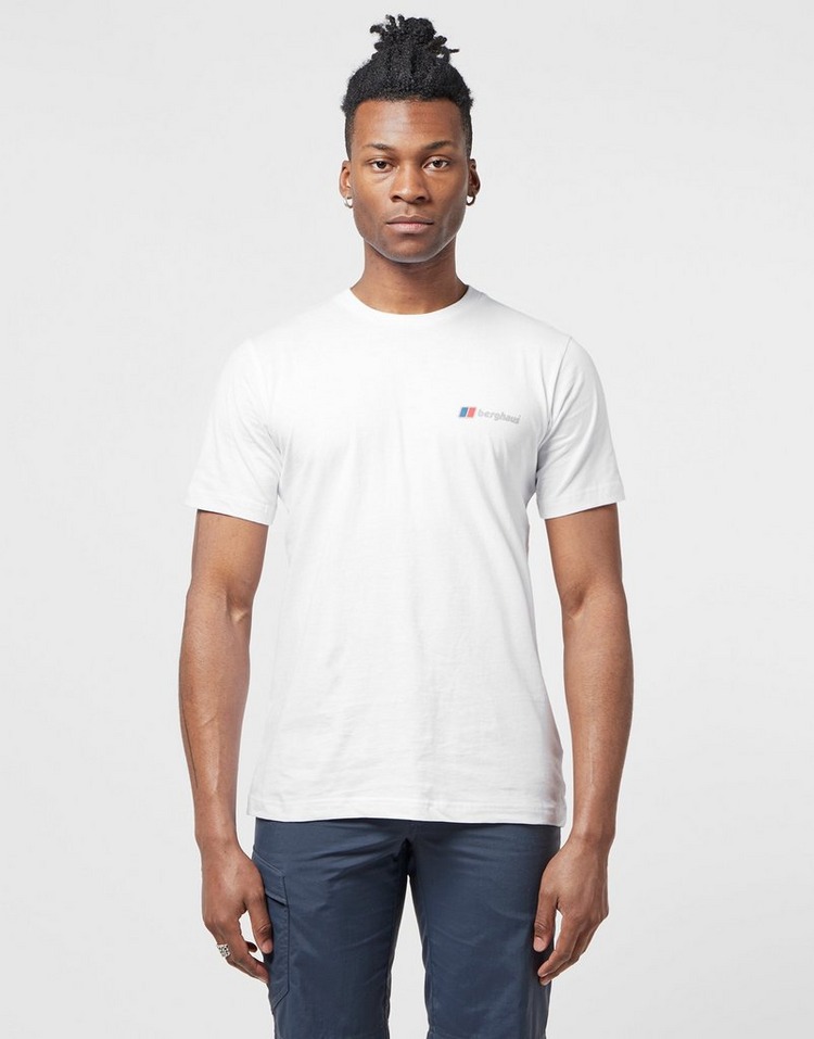 white berghaus tshirt
