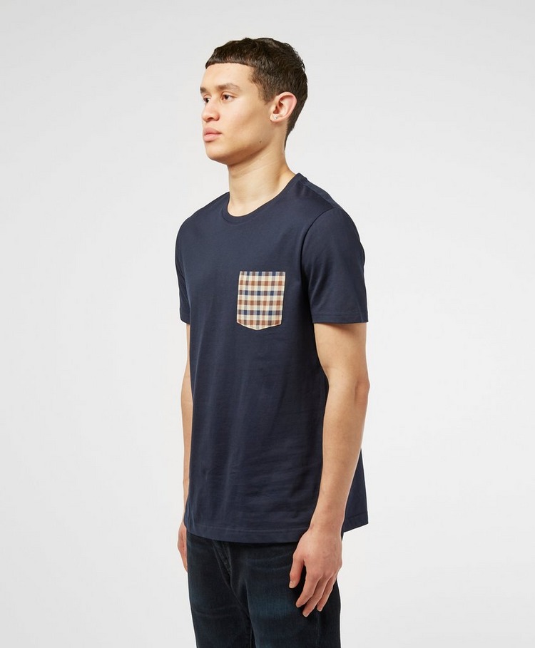 aquascutum check shirt