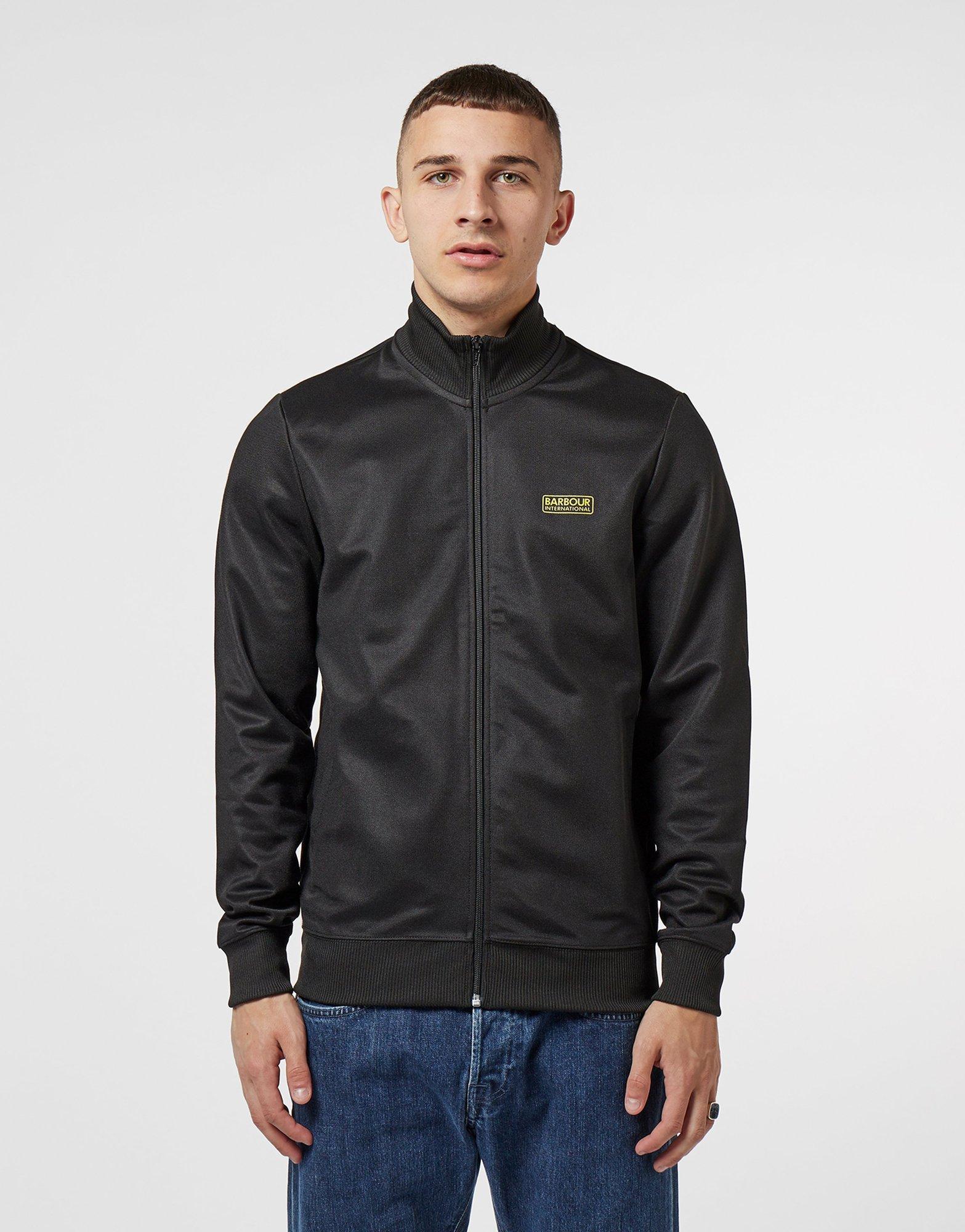 barbour international track top