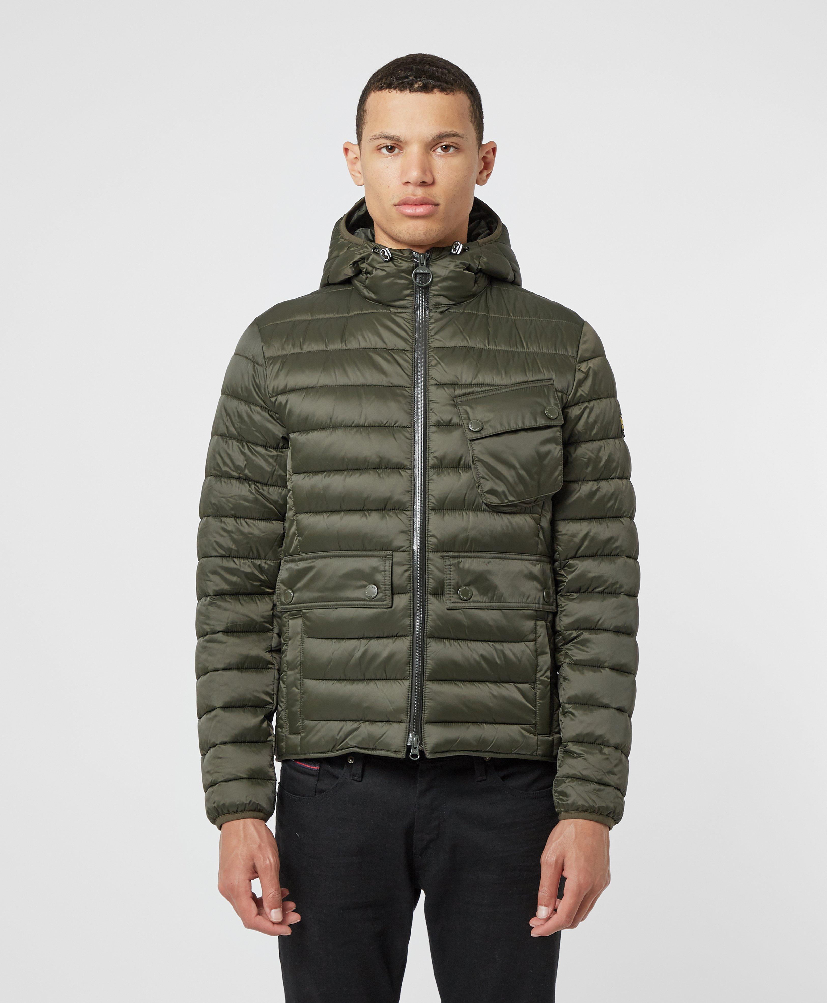 barbour ouston jacket green