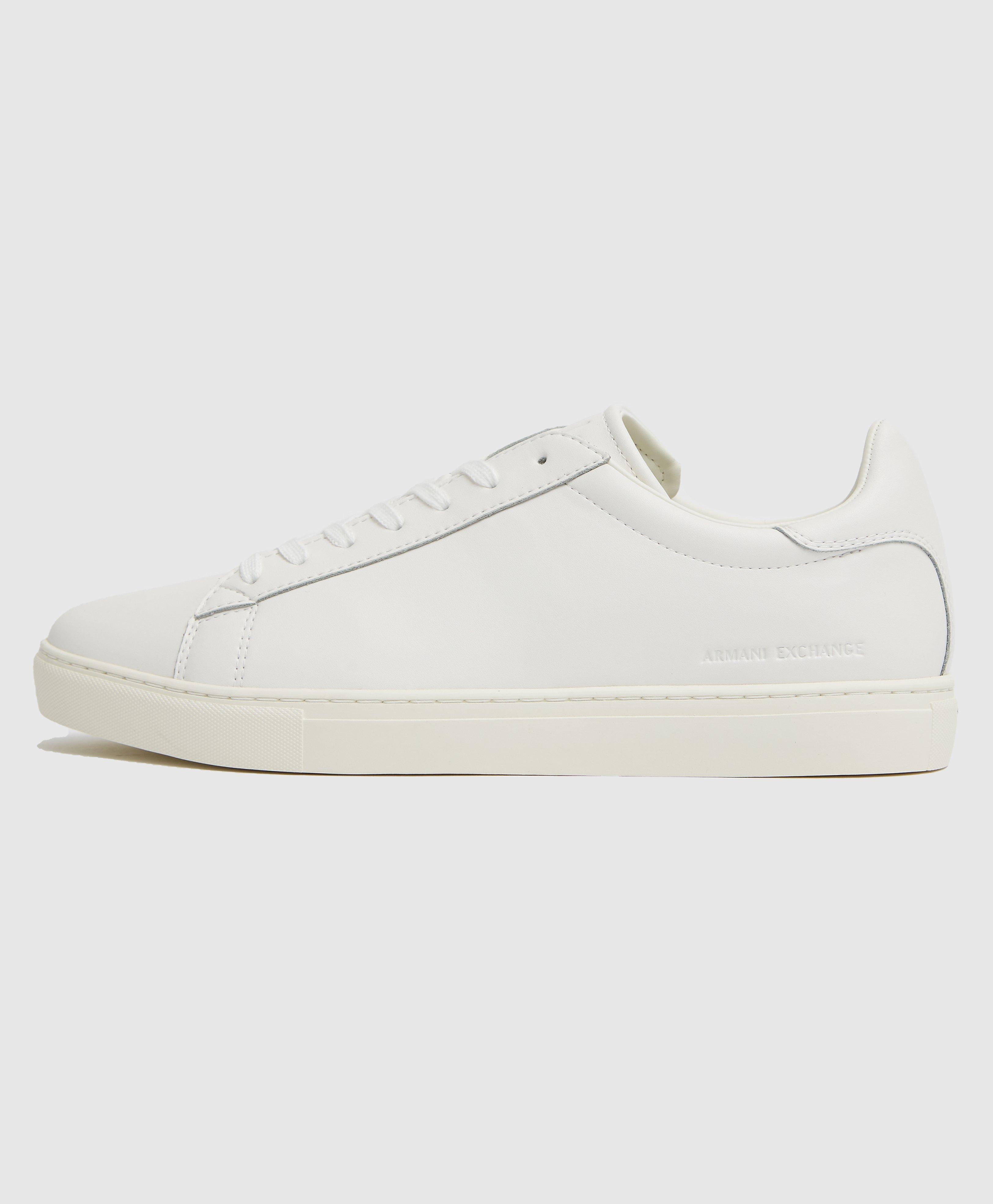 armani exchange white shoes