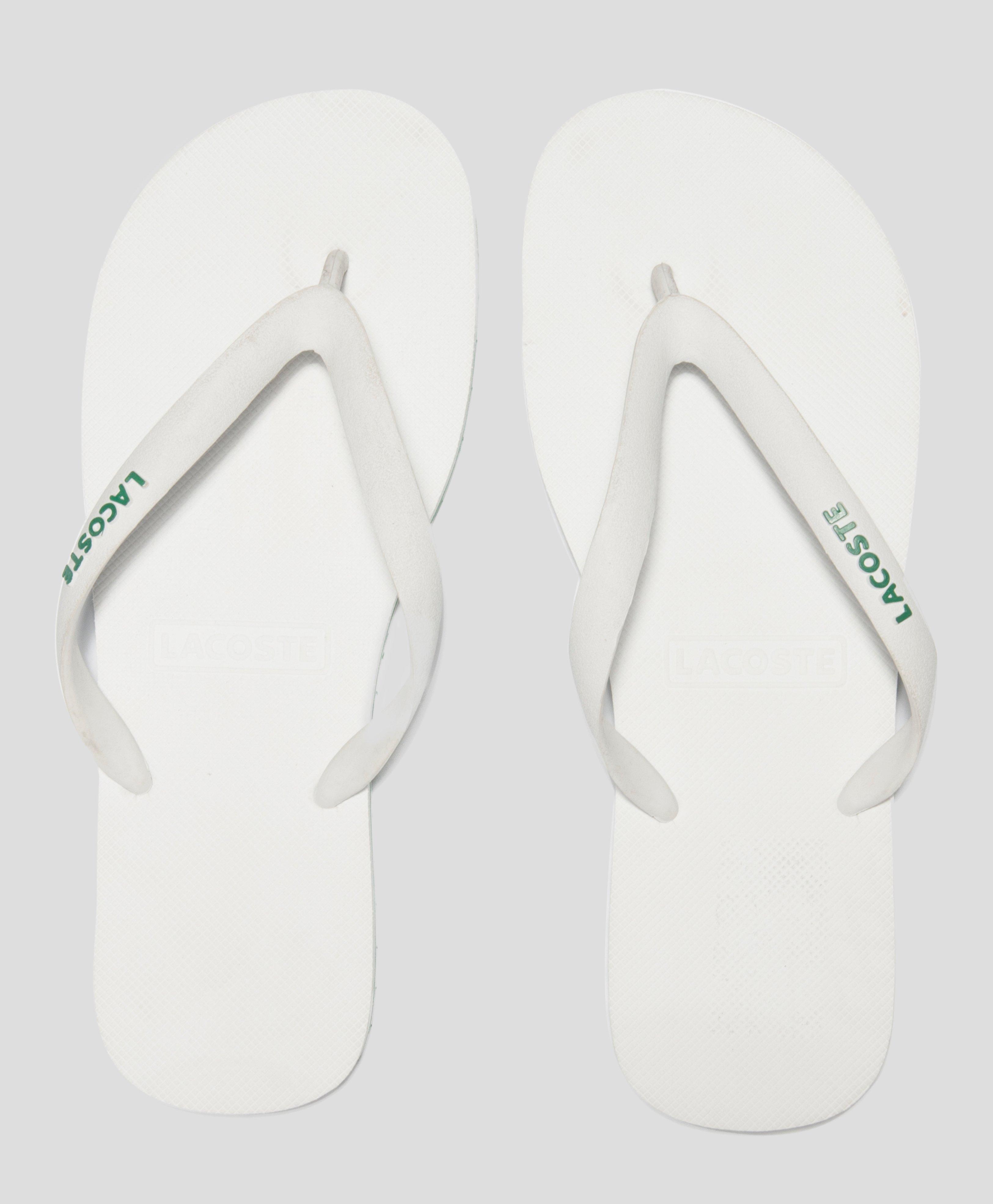 lacoste nosara flip flops