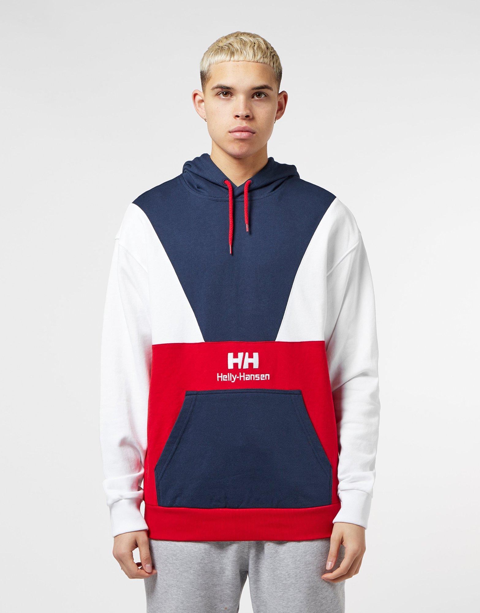 helly hansen red hoodie