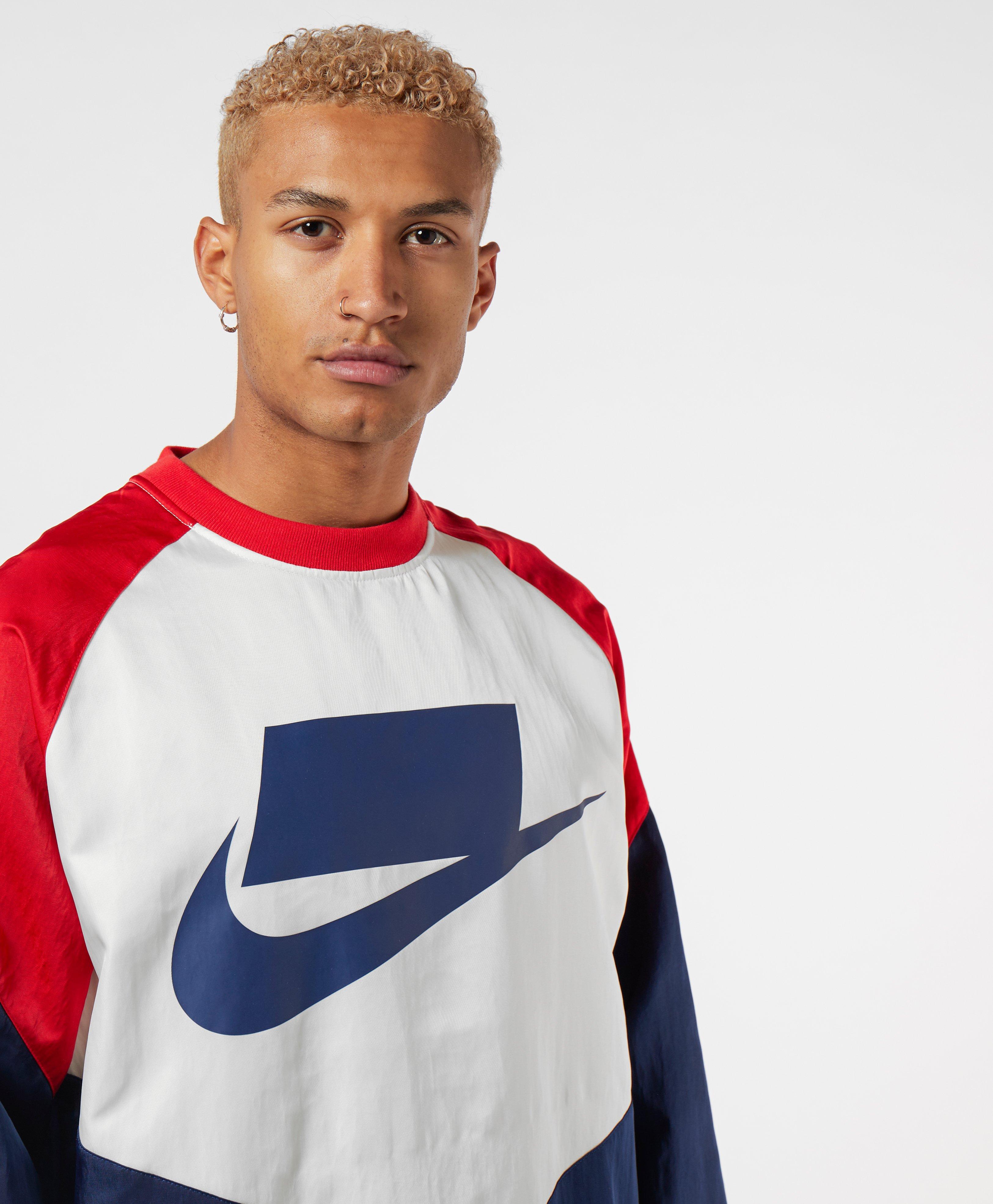 nike sportswear colour block crew sweatshirt