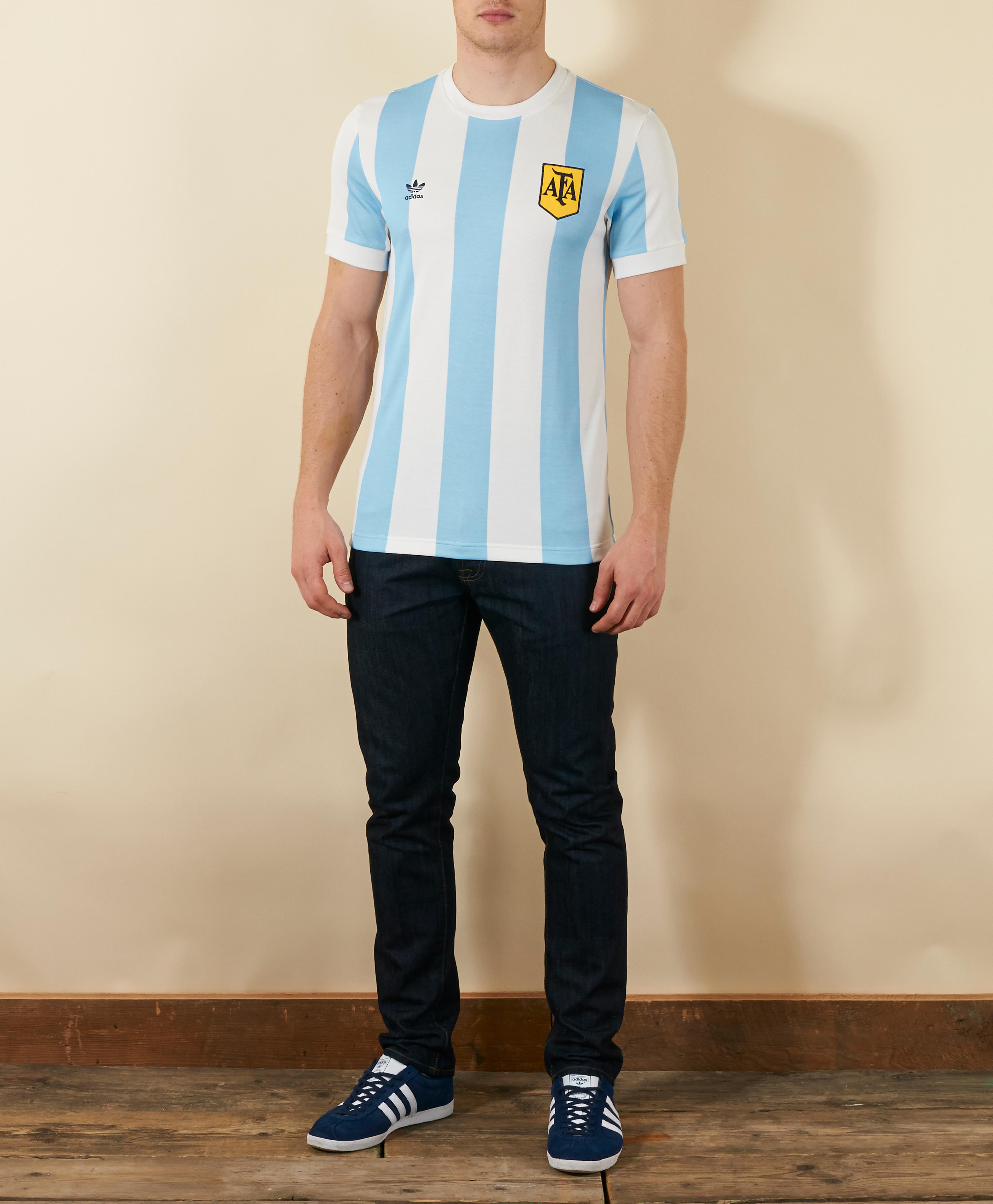 adidas originals retro argentina football shorts