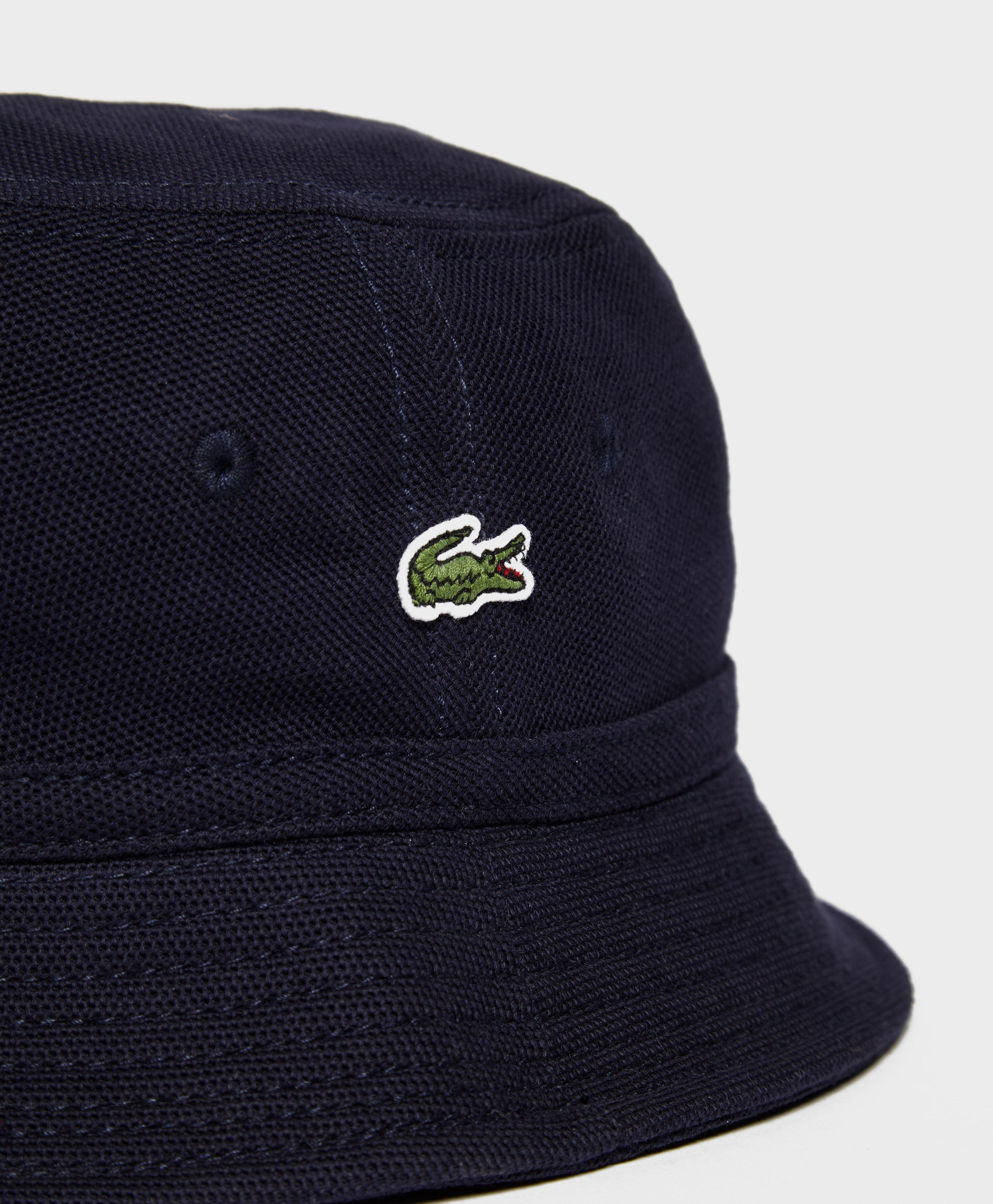 lacoste pique bucket hat