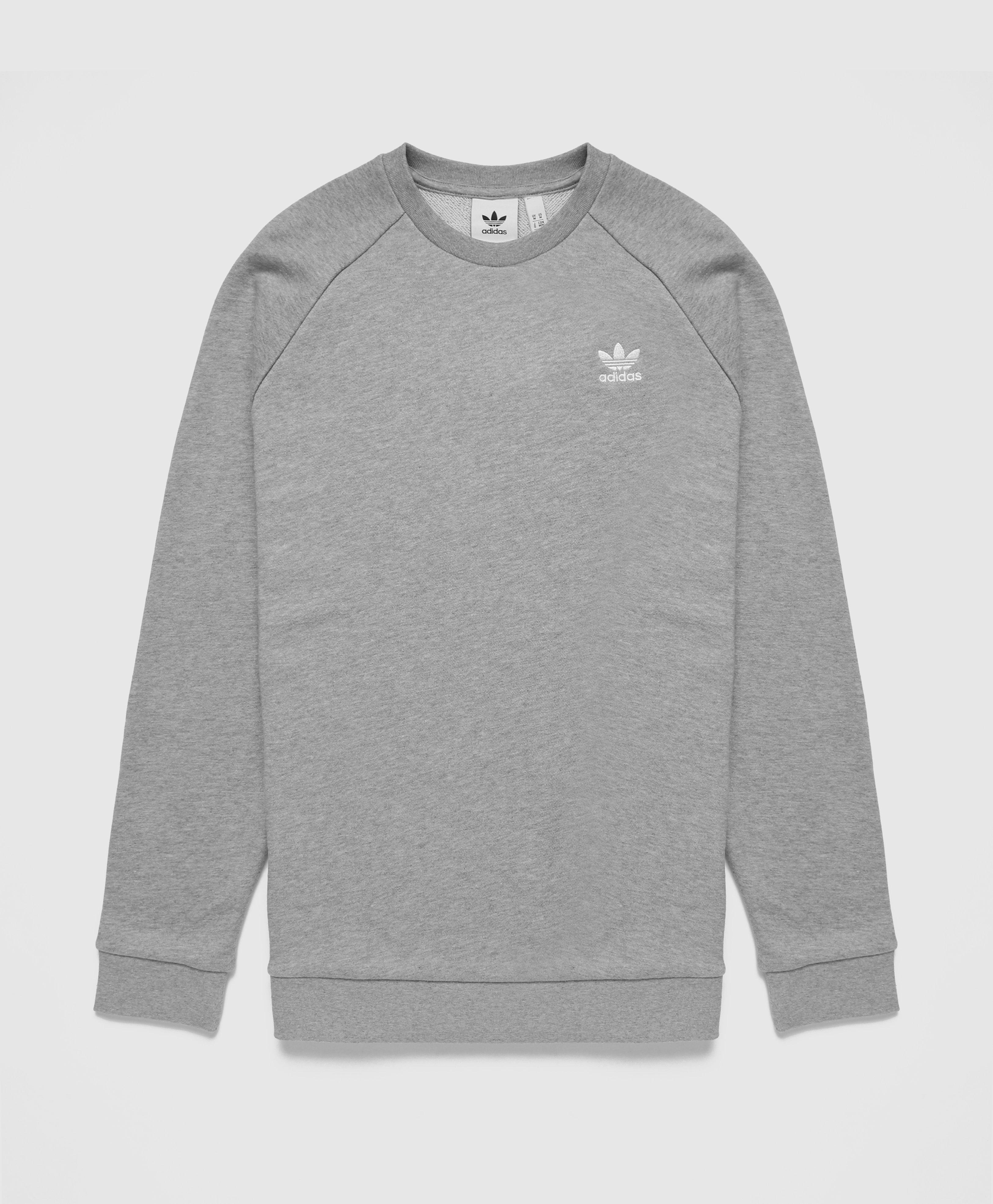 adidas originals trefoil essential crew sweatshirt