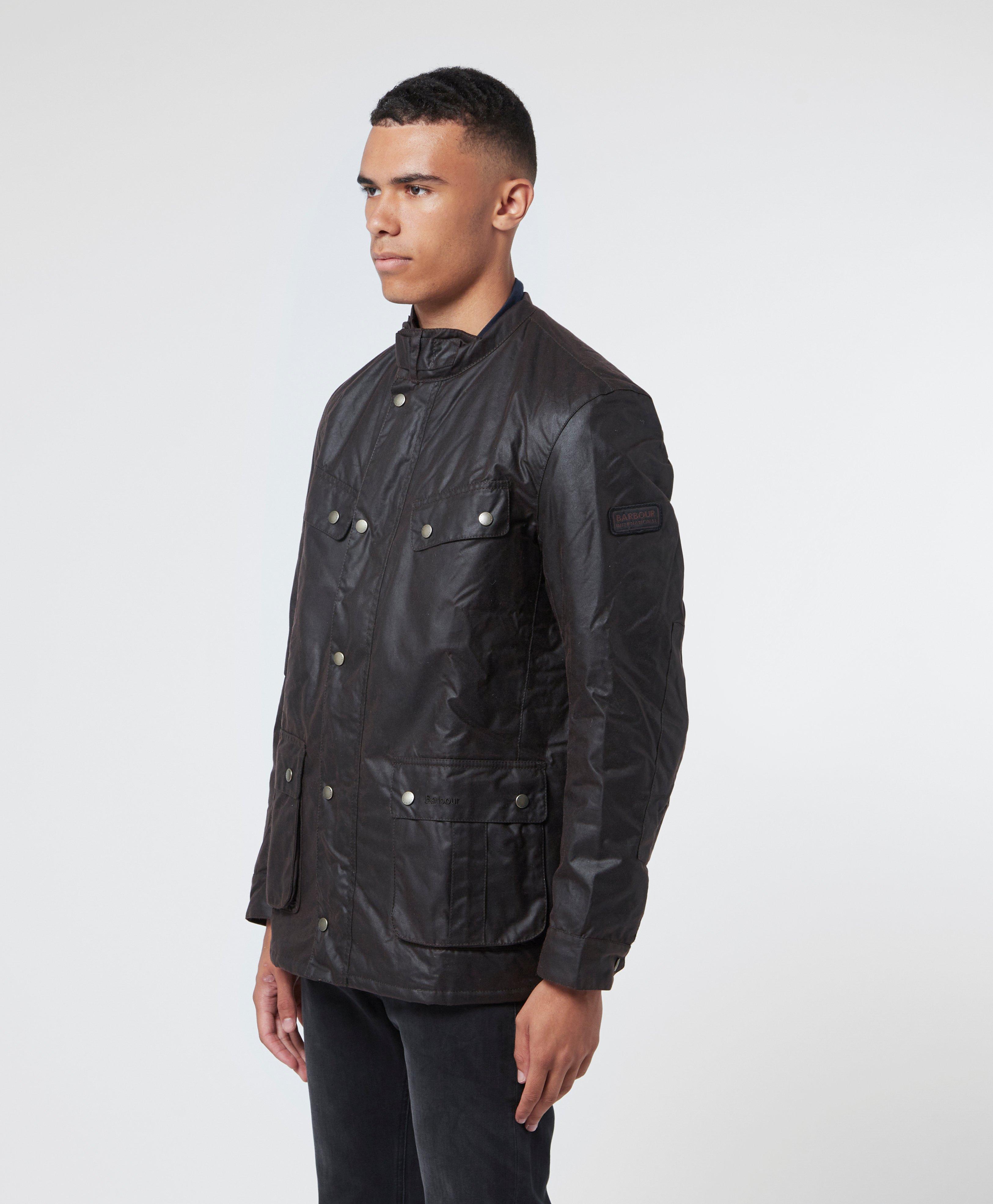 barbour international duke wax