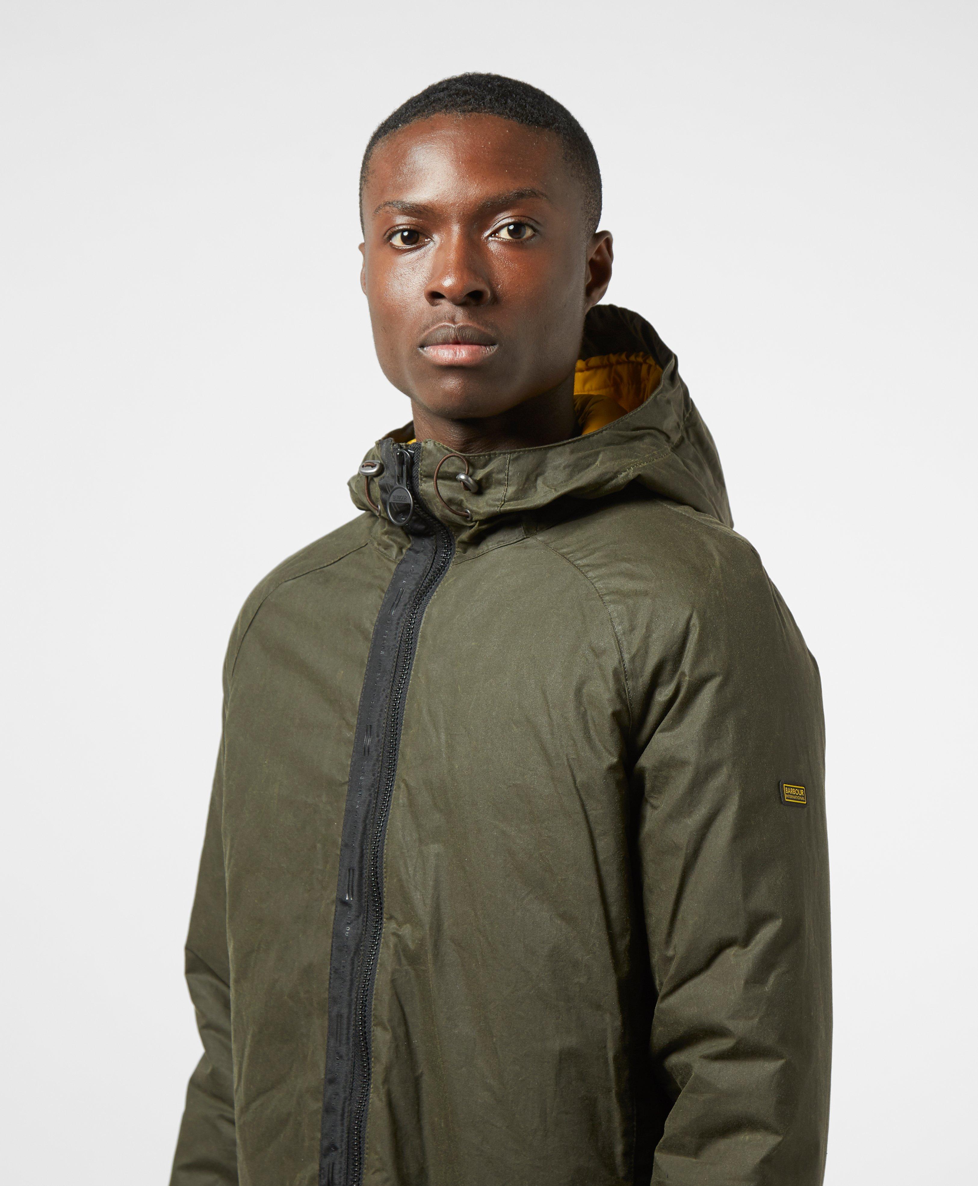 barbour padded coat