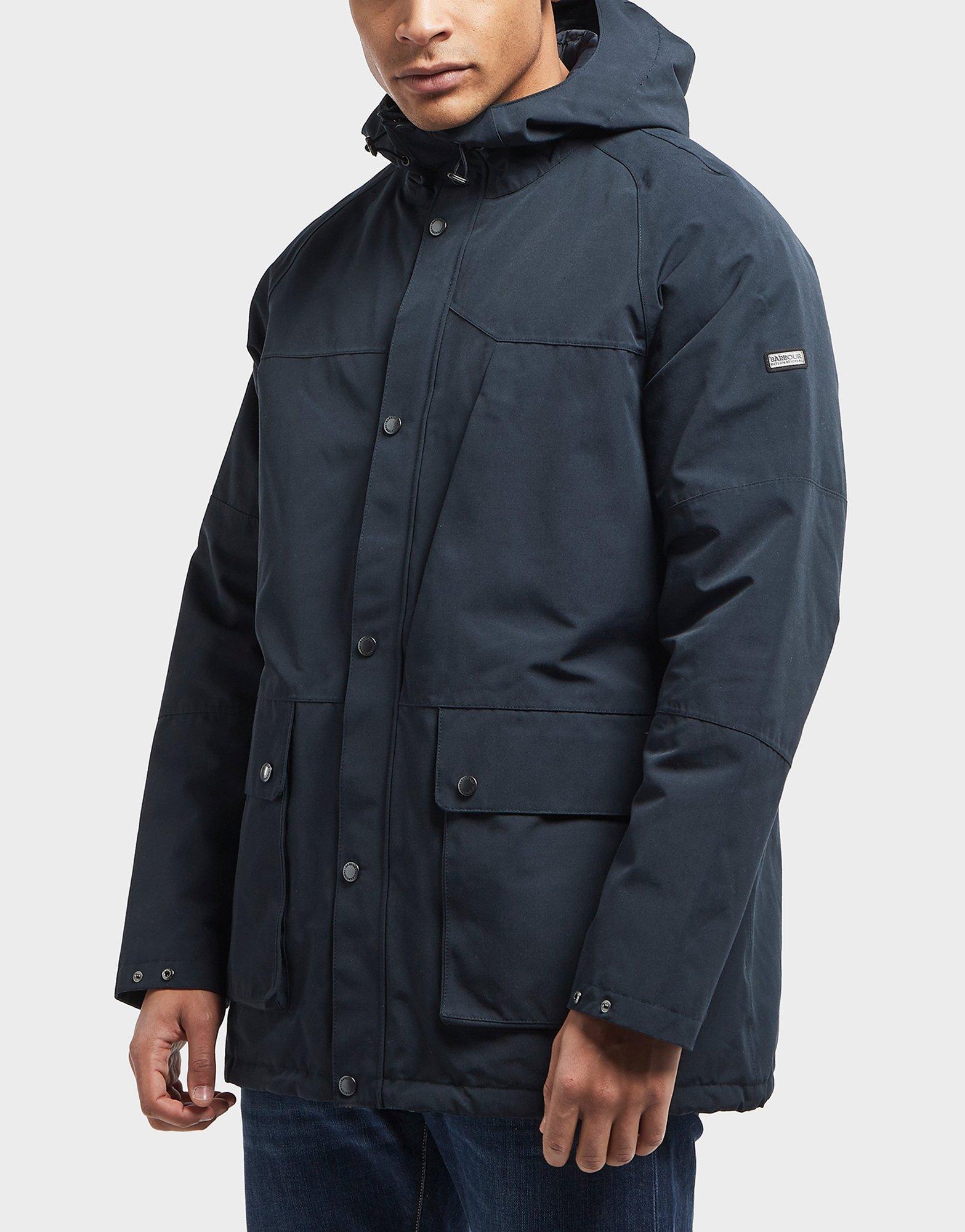 barbour international ridge padded jacket