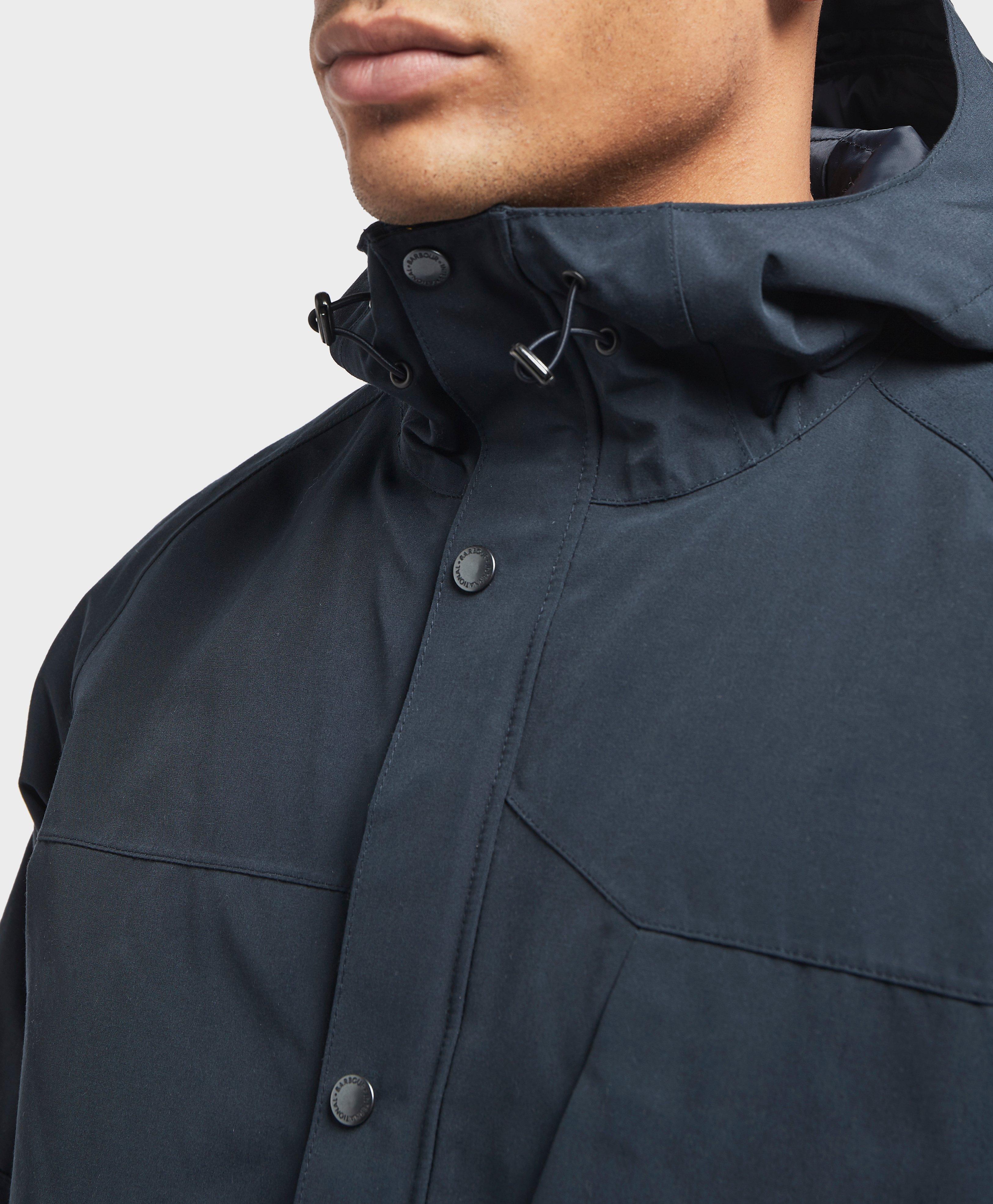 barbour international navy ridge jacket