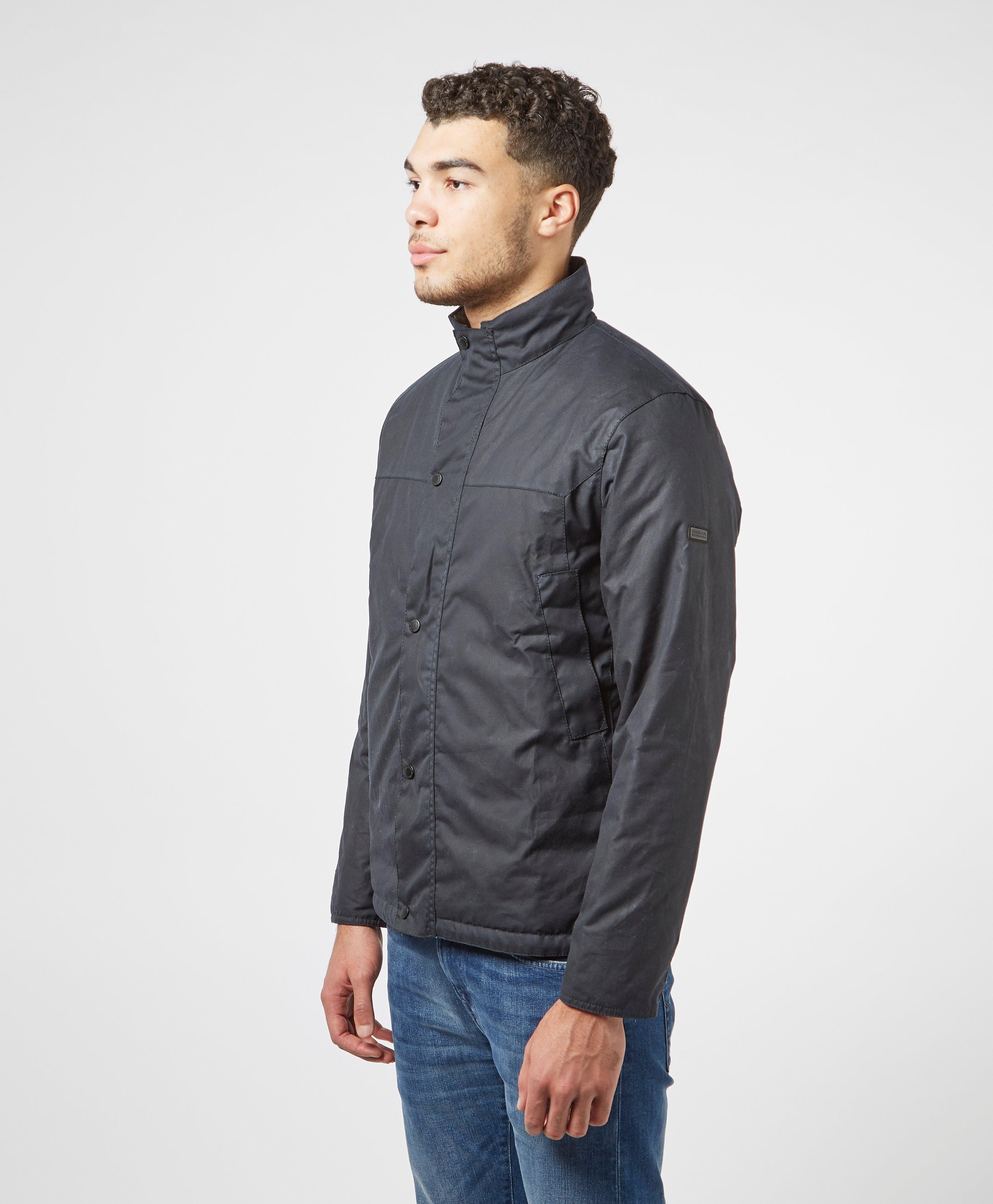 barbour peak wax jacket