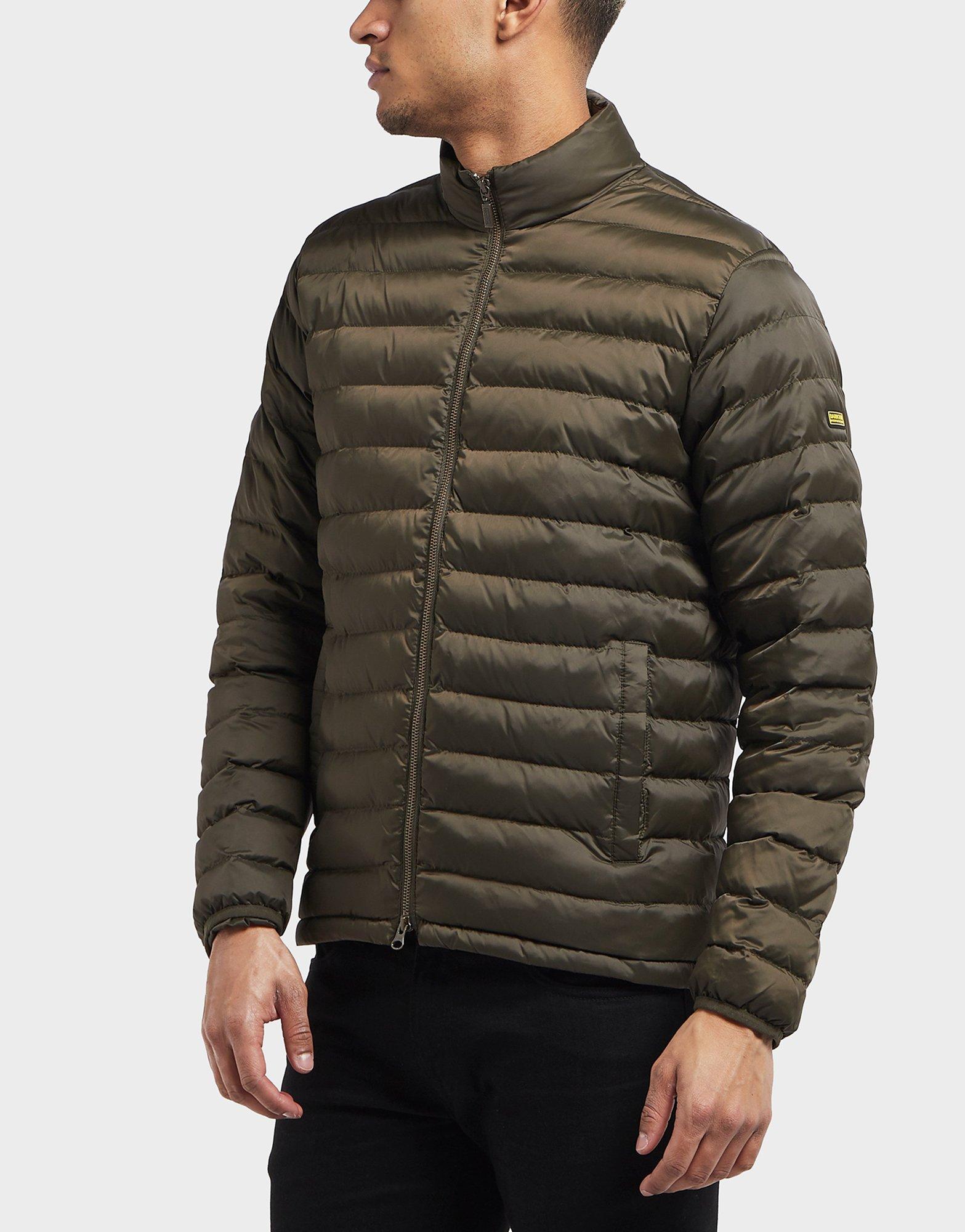 barbour international impeller quilted jacket black