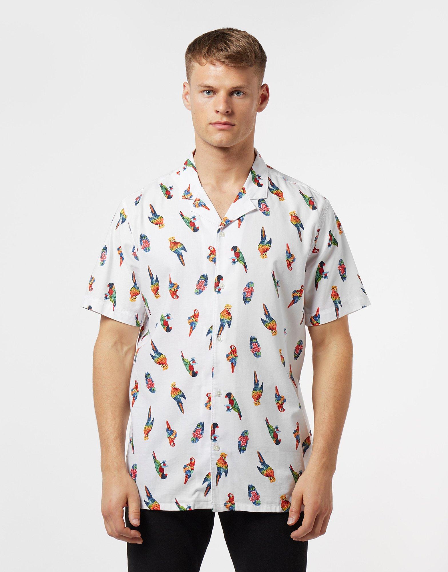 levi's parrot shirt