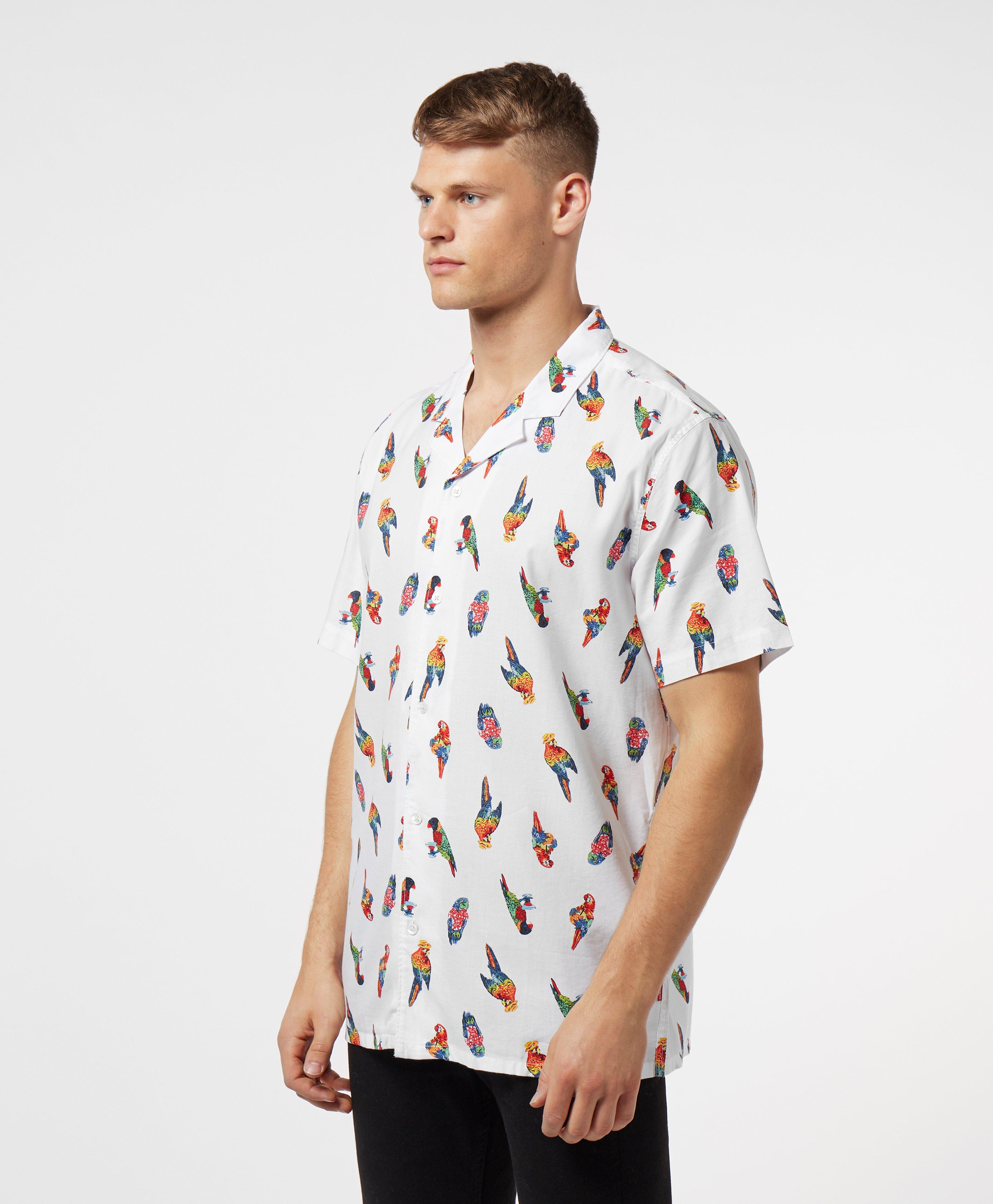 levi's parrot shirt