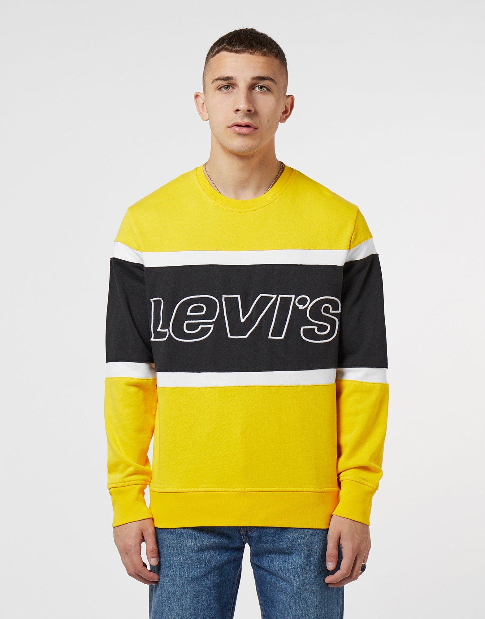 levi's colour block sweatshirt