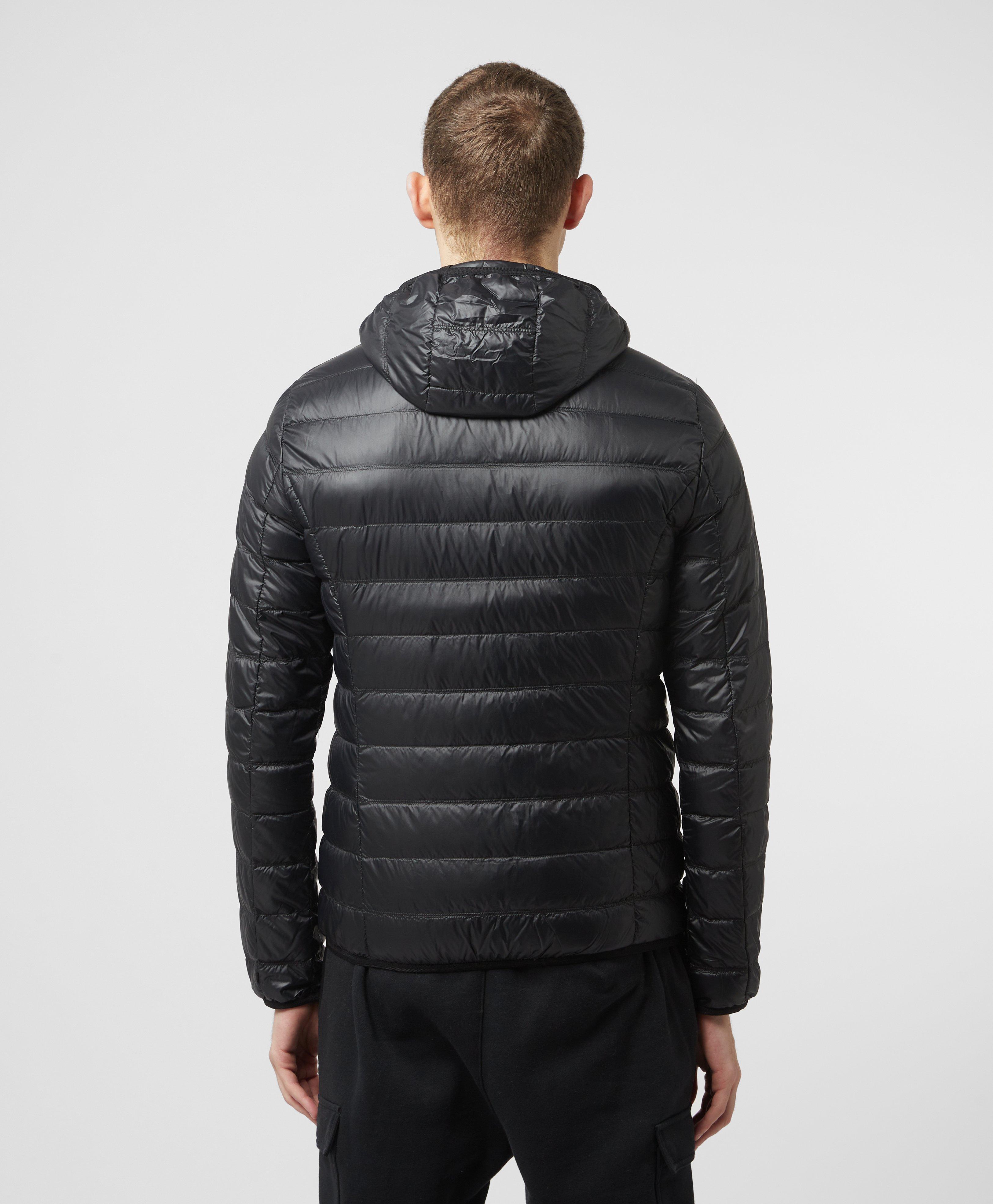 ea7 bubble jacket black