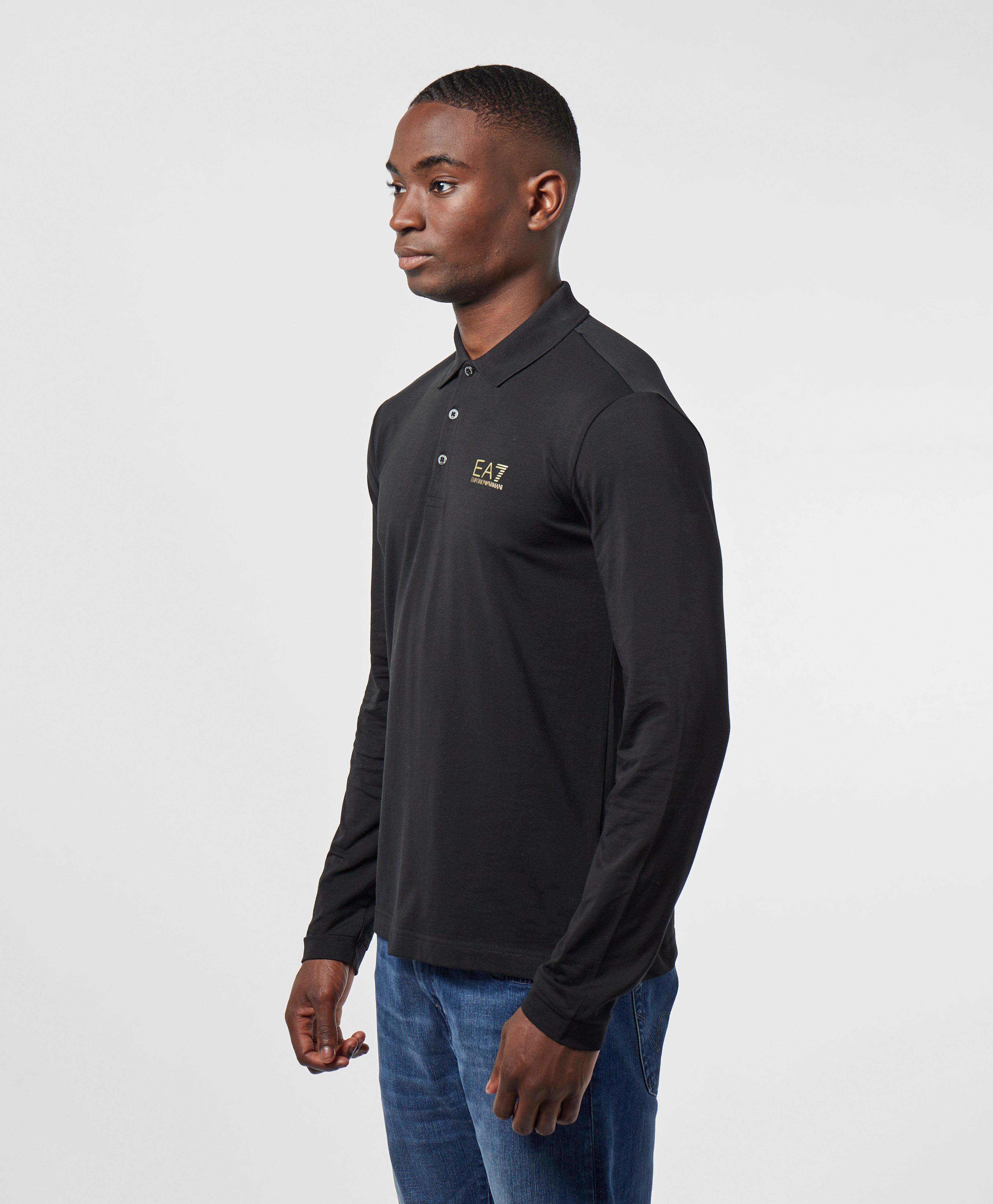 ea7 long sleeve polo shirt