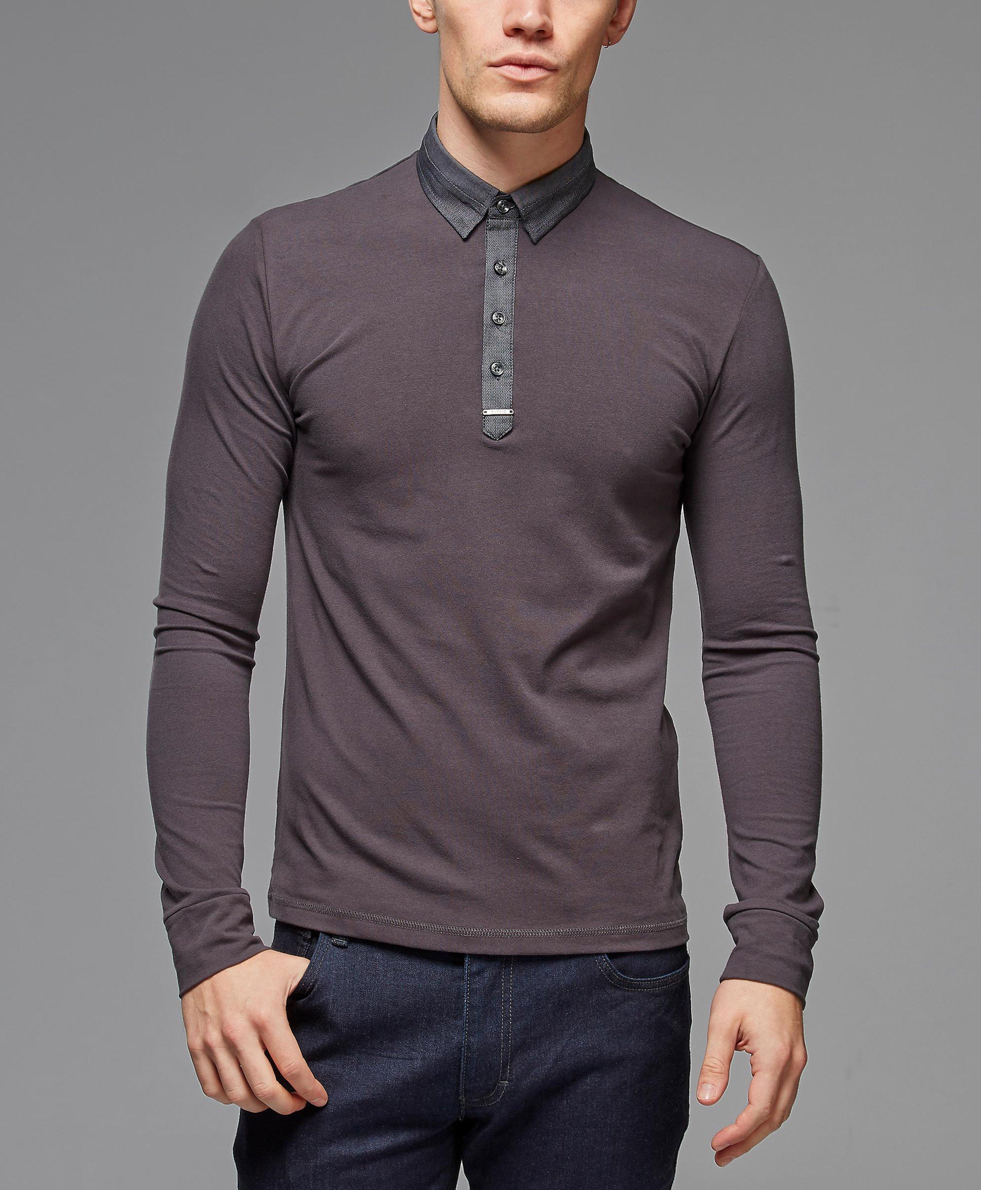 antony morato long sleeve polo