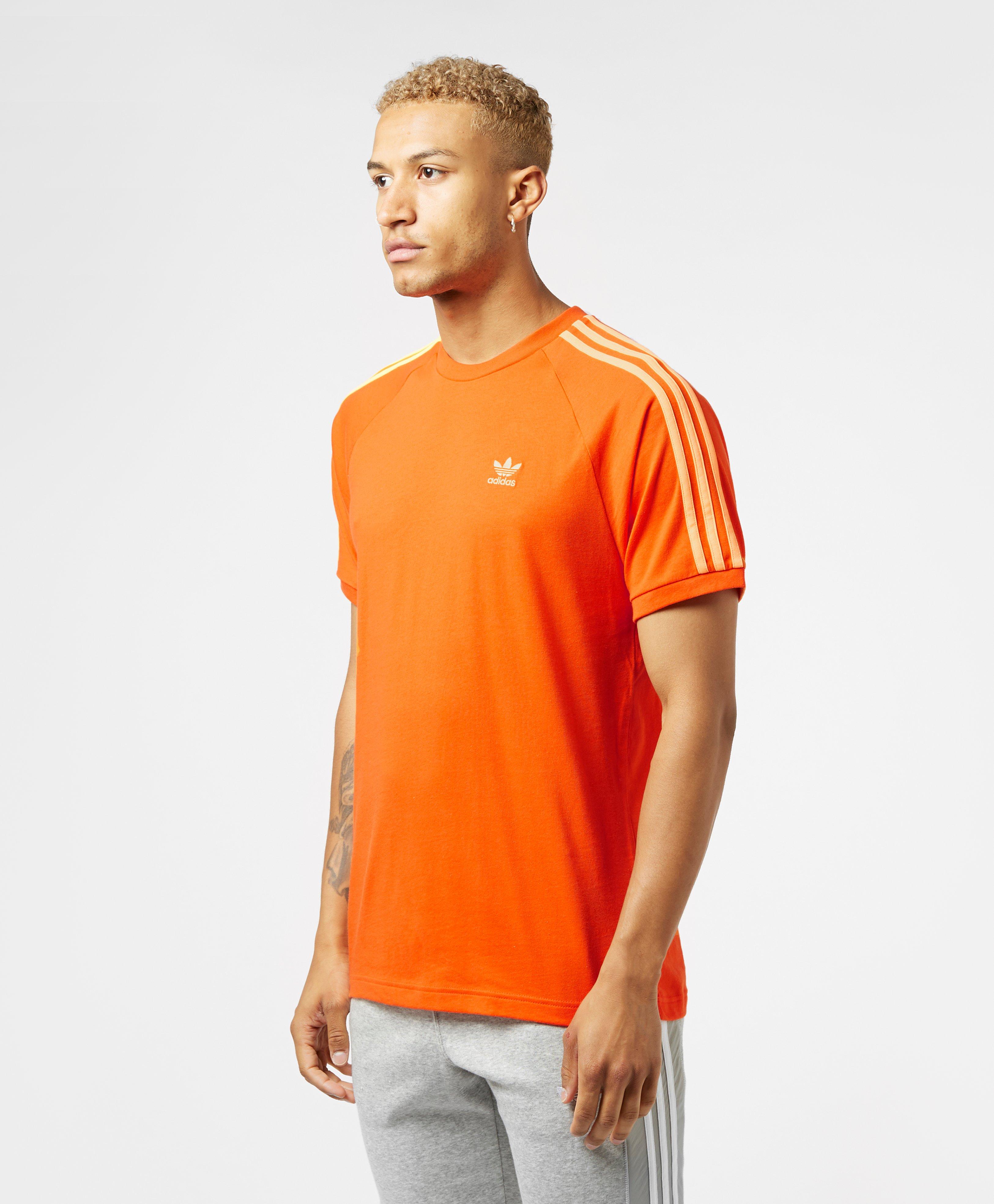 adidas orange t shirt