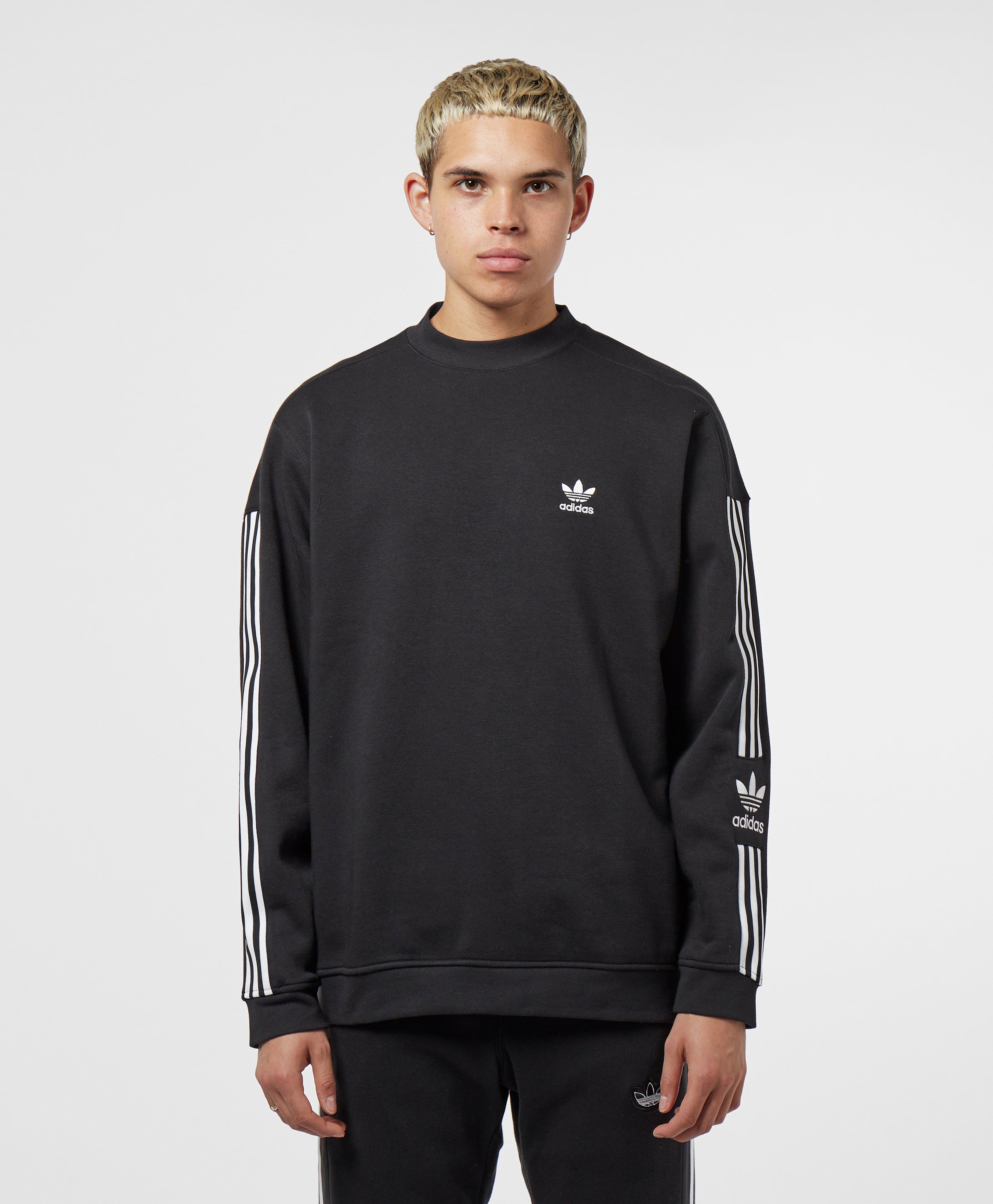 adidas lock up logo crew neck sweatshirt