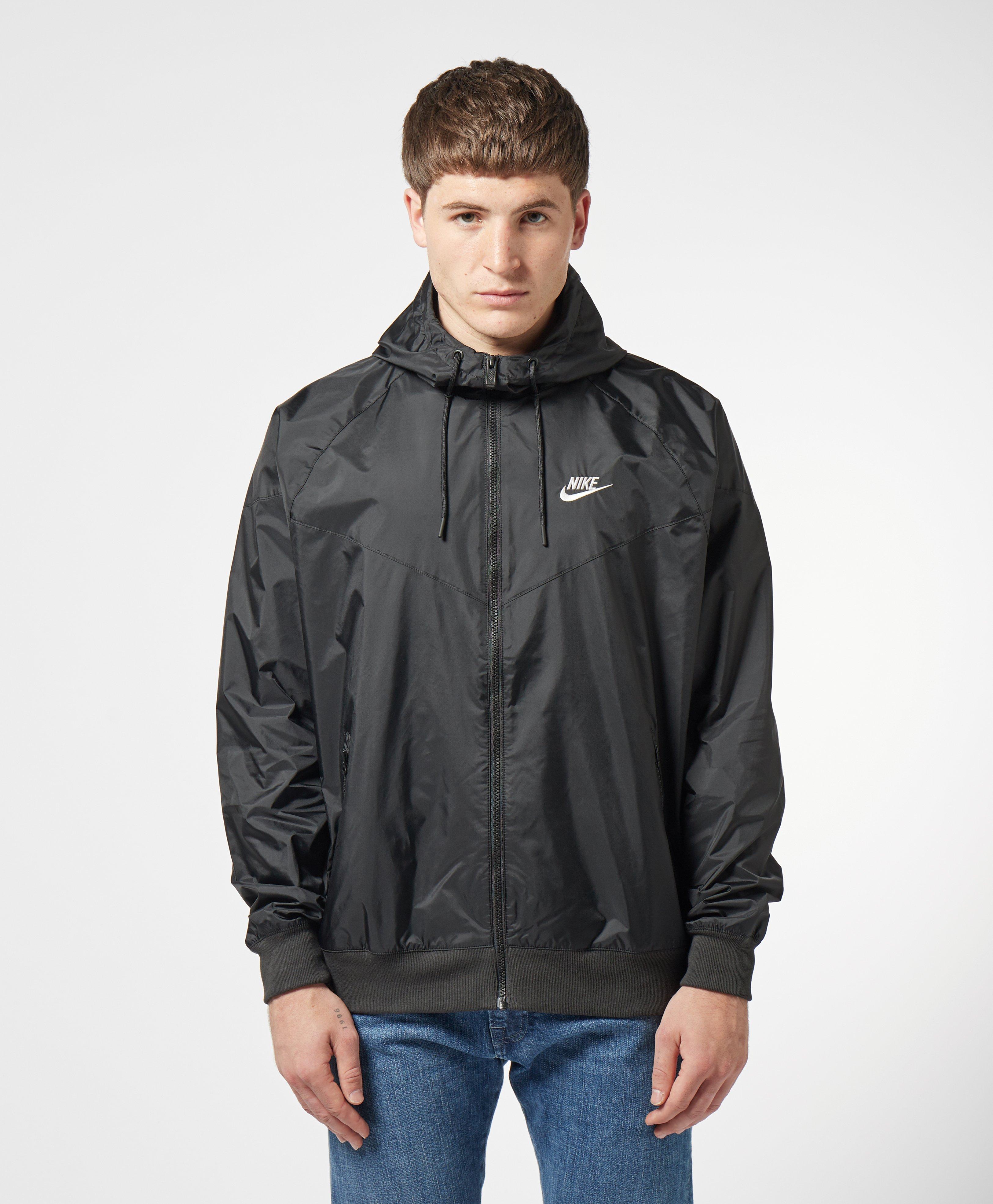 nike windrunner jacket black