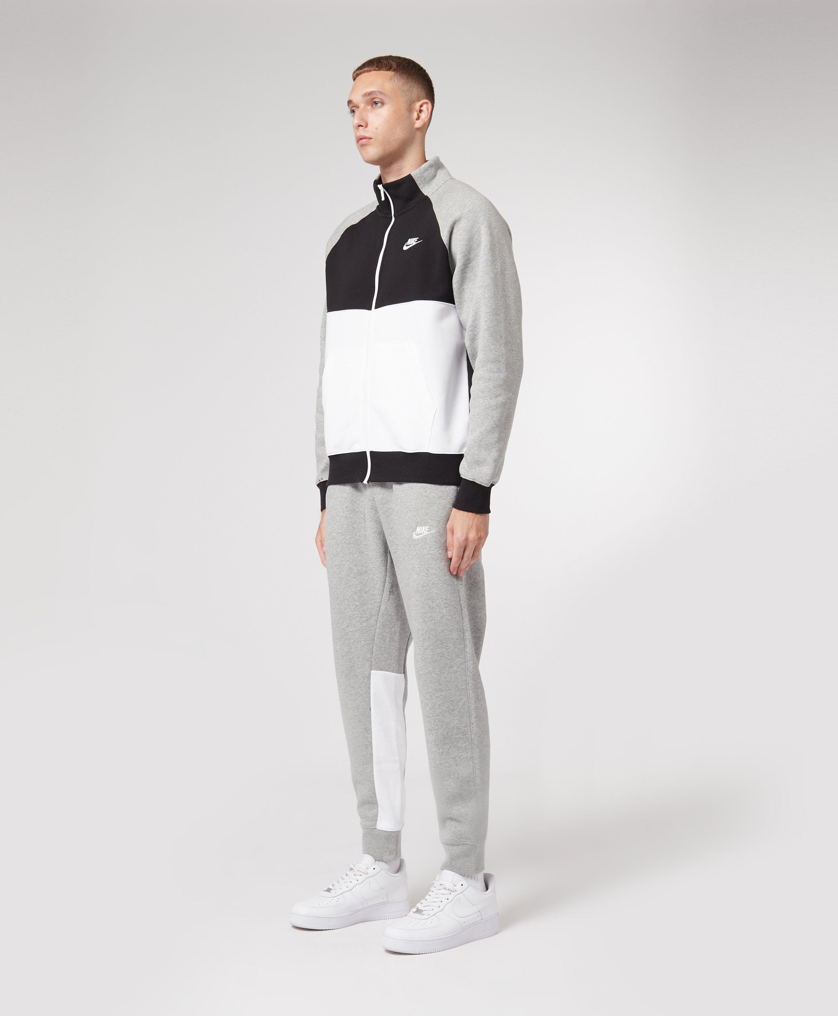 nike sportswear fleece tracksuit grey