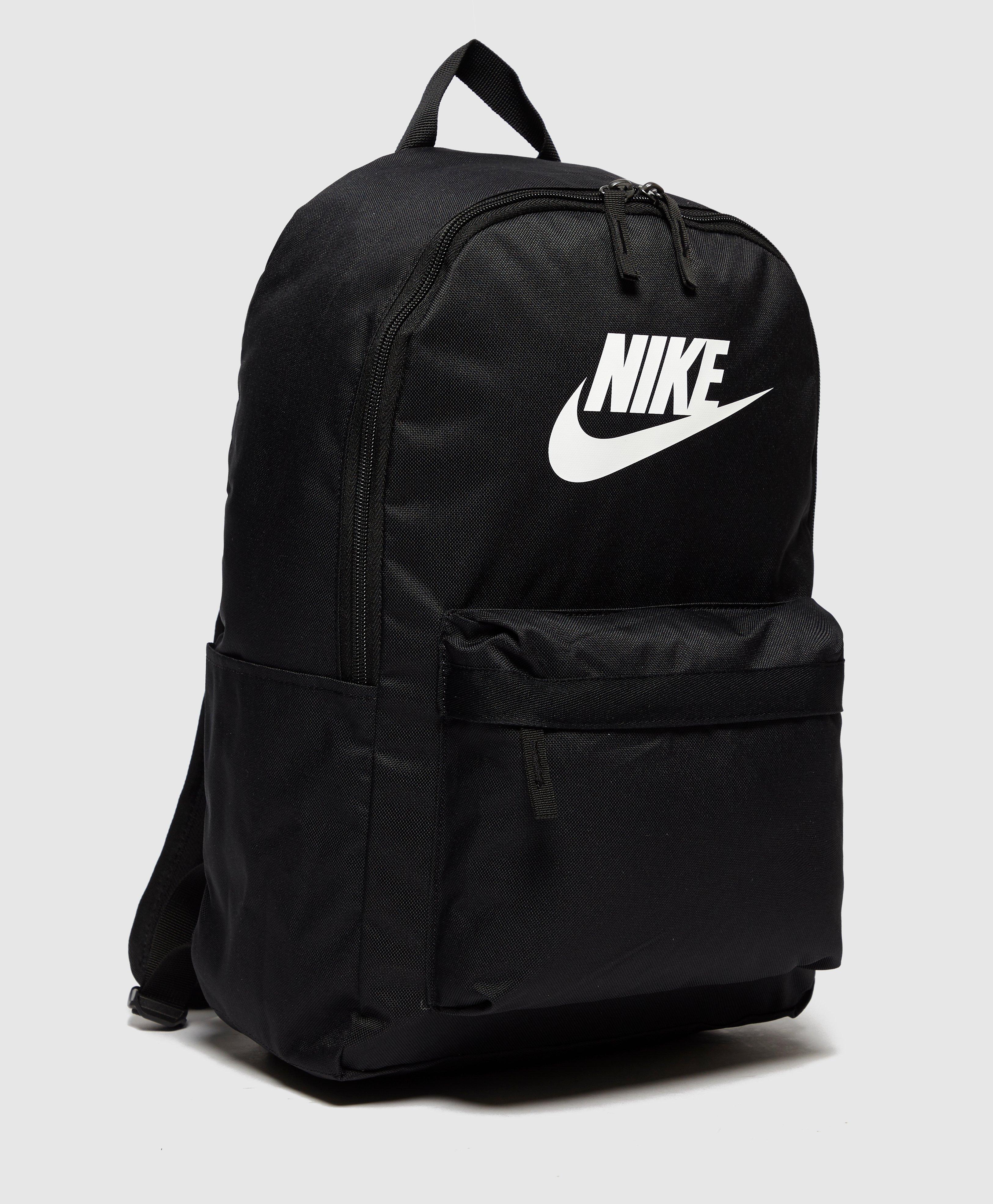 black nike heritage backpack
