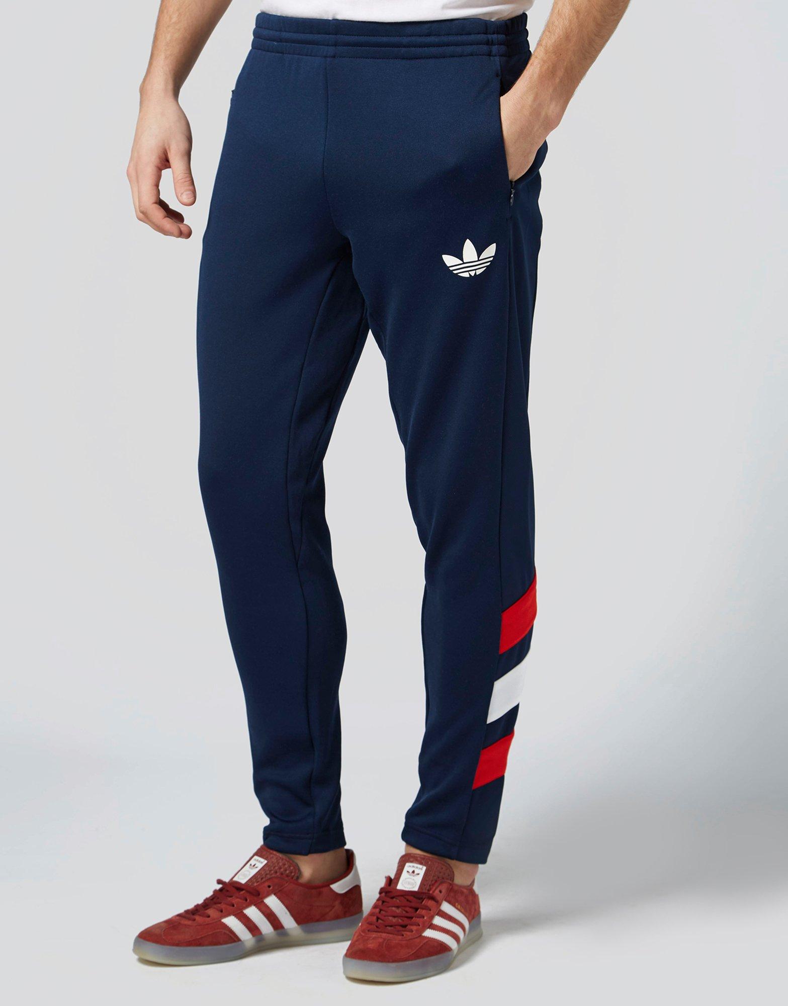 adidas slim retro track pants