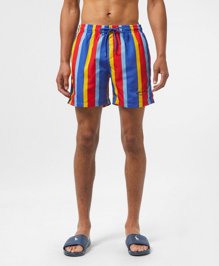 Karl Kani Vertical Stripe Swim Shorts