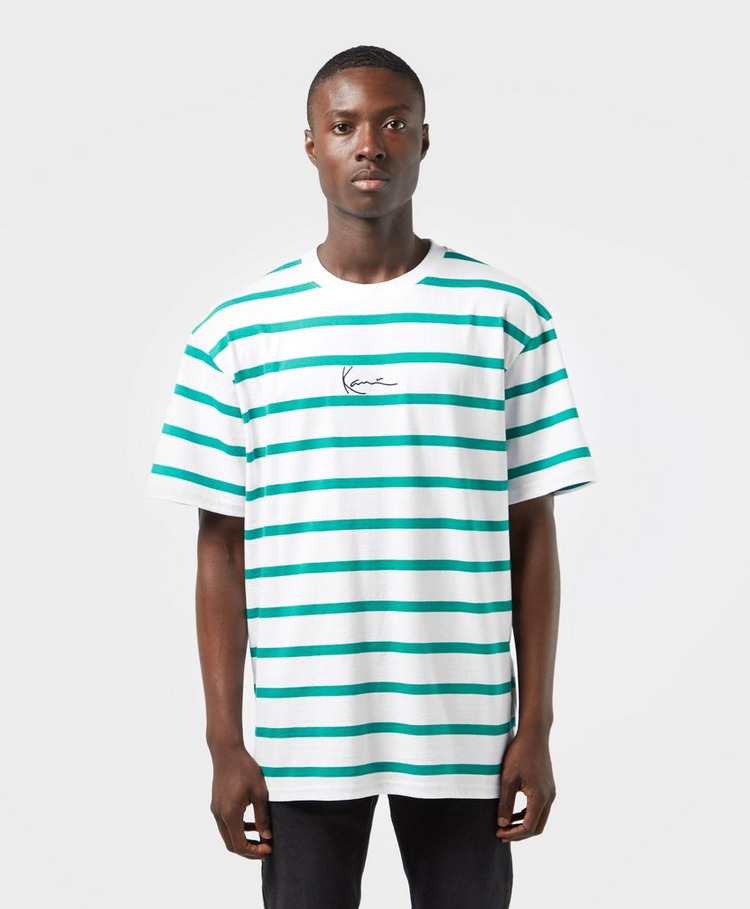 Karl Kani Logo Short Sleeve Stripe T-Shirt | scotts Menswear