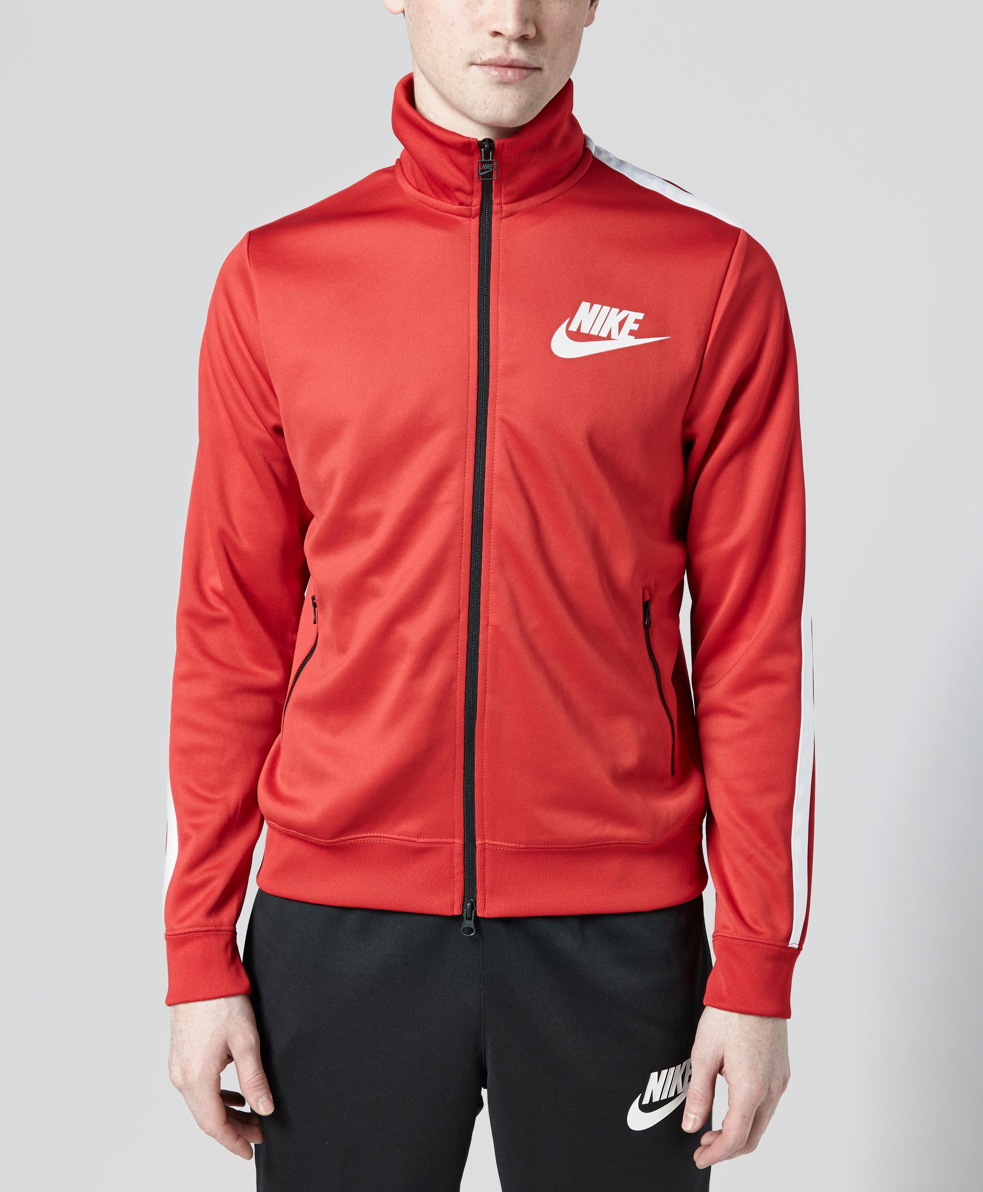 red nike tracksuit top