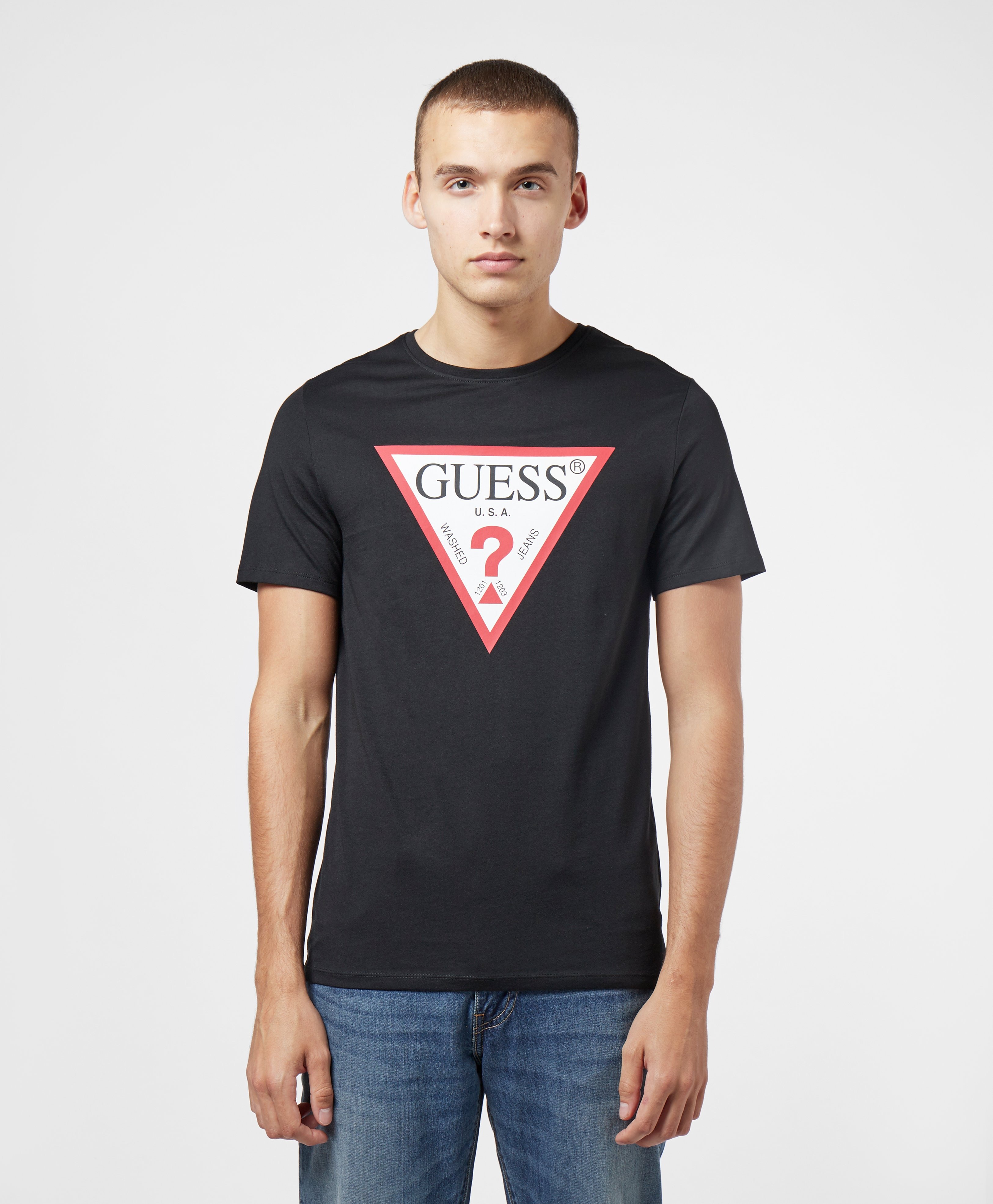 guess tshirt pink