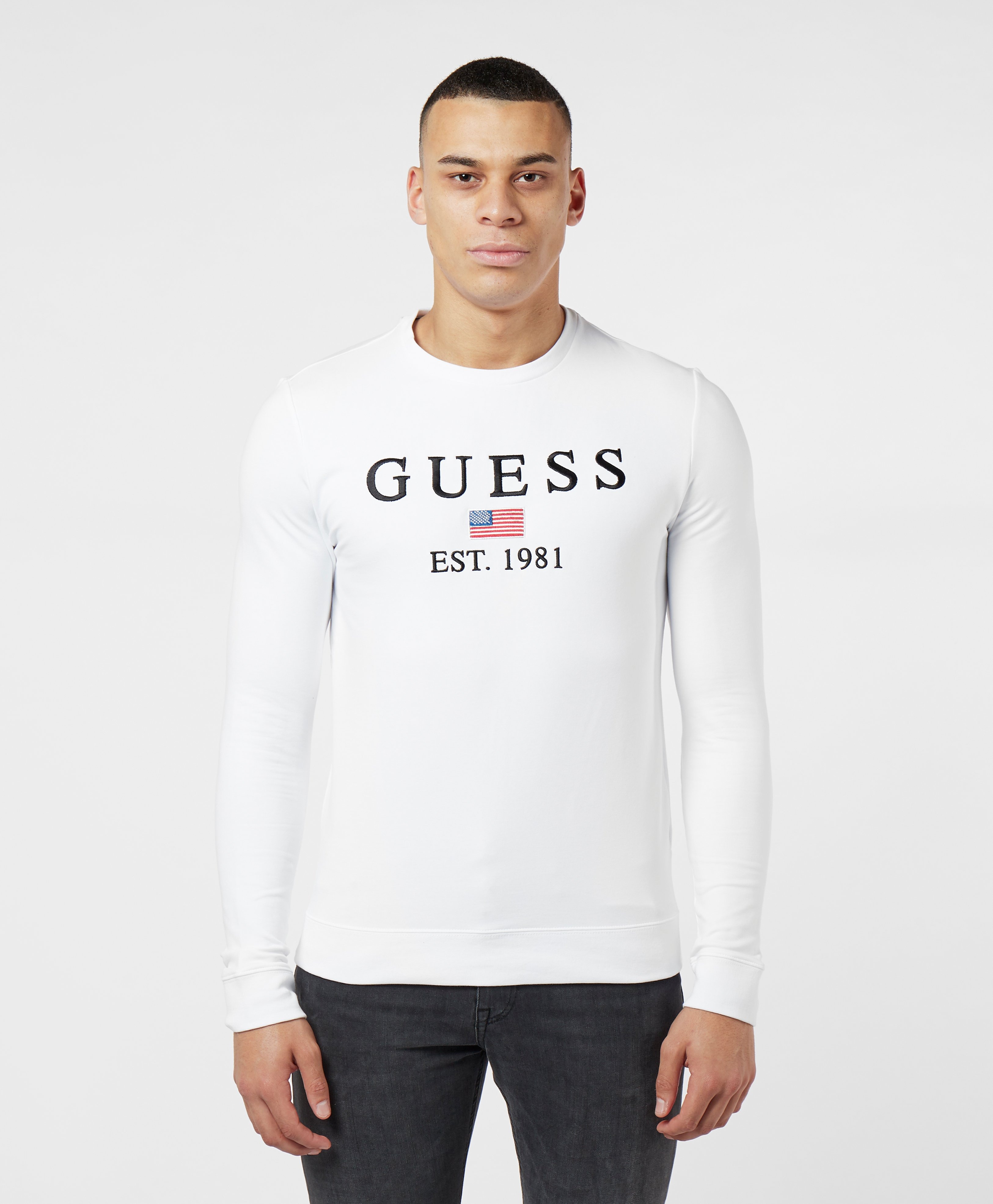 guess kapşonlu sweatshirt